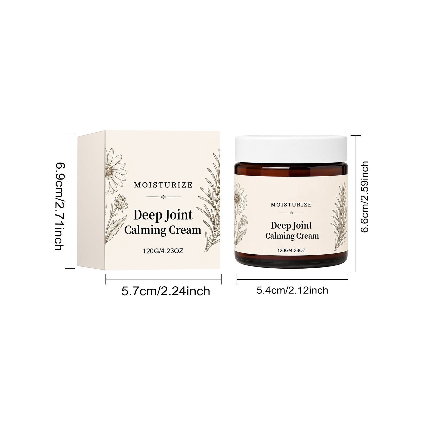 Joint Care Cream Mild Texture Light Application Non Sticky Local Skin Daily Body Care