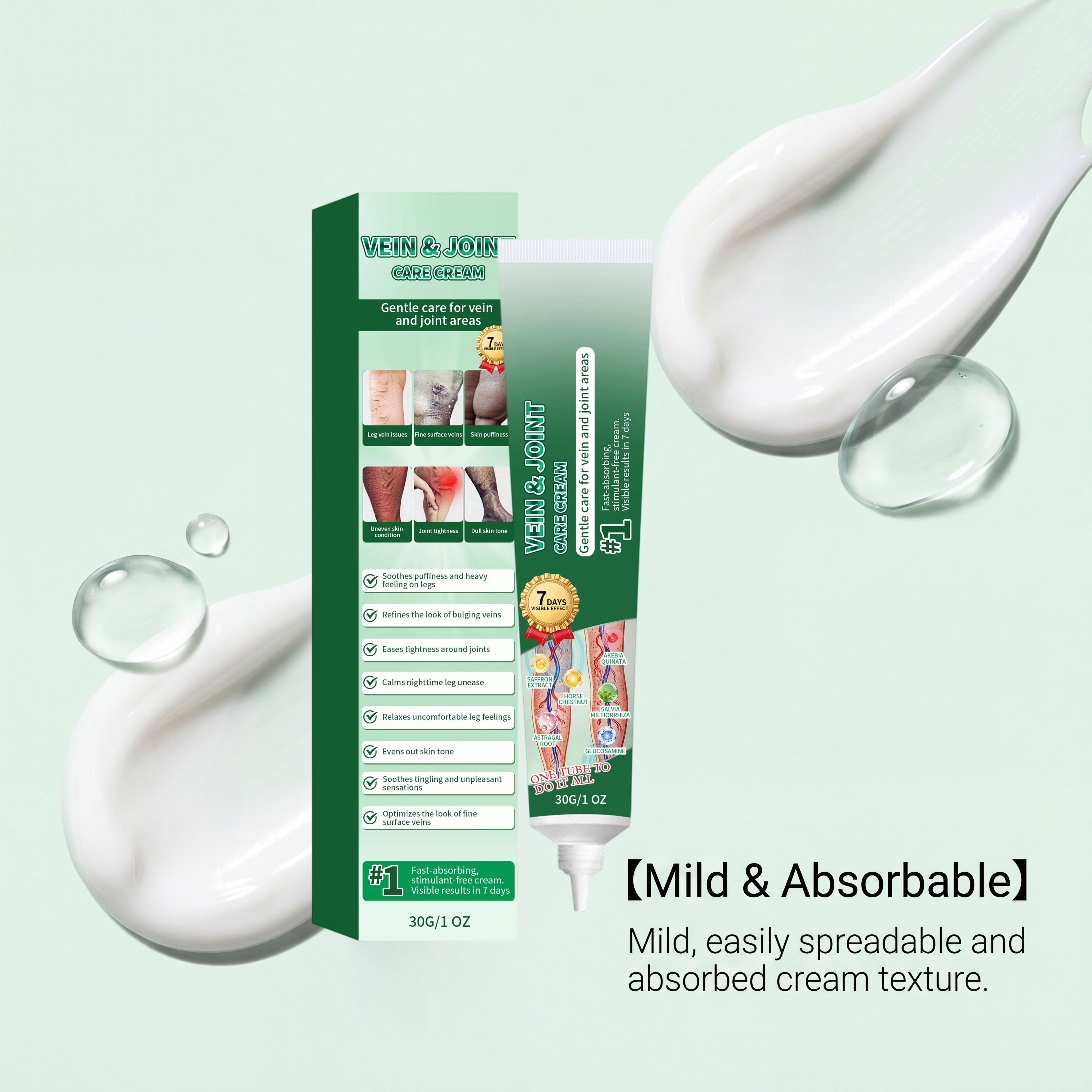 Leg Joint Care Ointment Moisturizing Nourishing Gentle Easy Coating Skin Around Joint Area