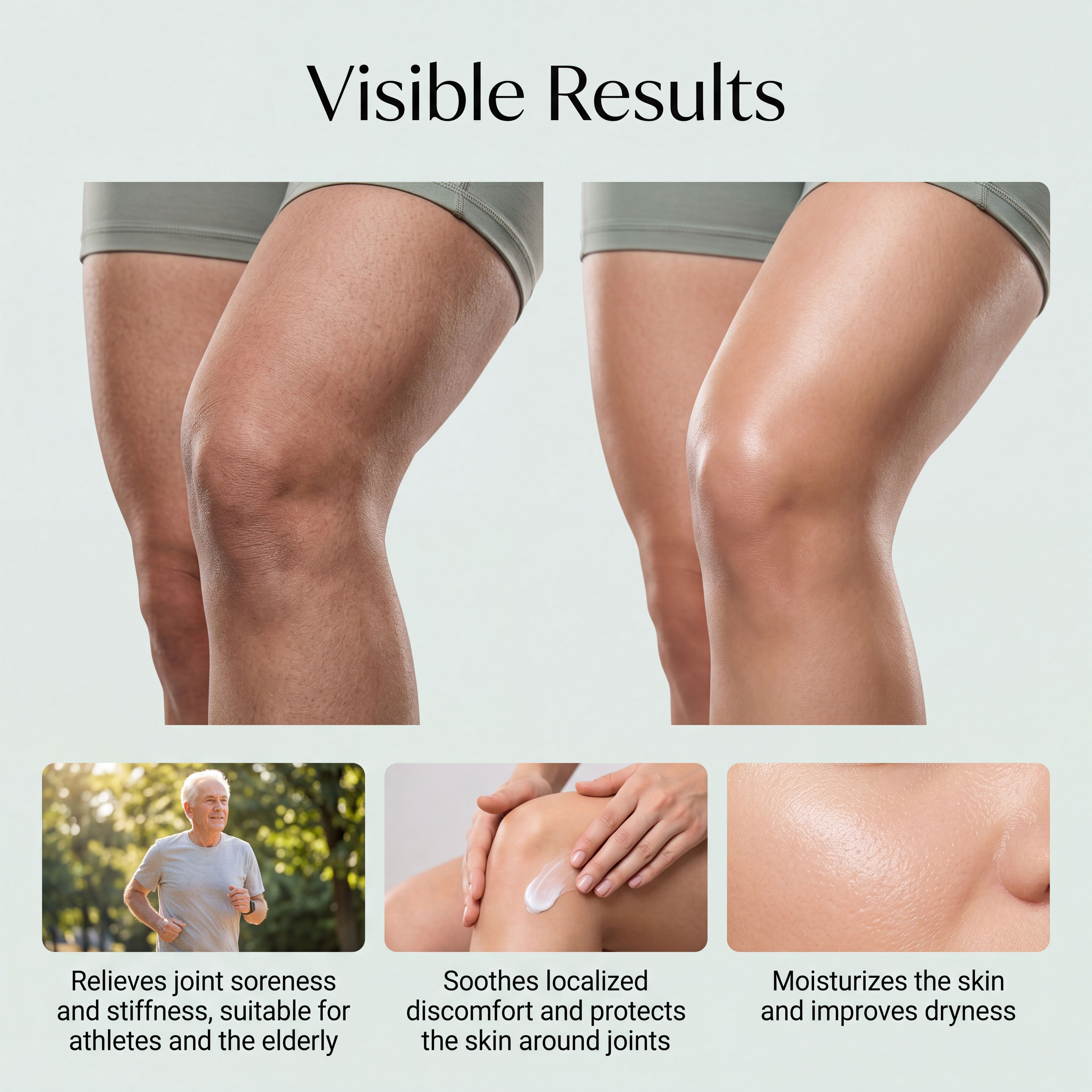 Leg Joint Care Ointment Moisturizing Nourishing Gentle Easy Coating Skin Around Joint Area
