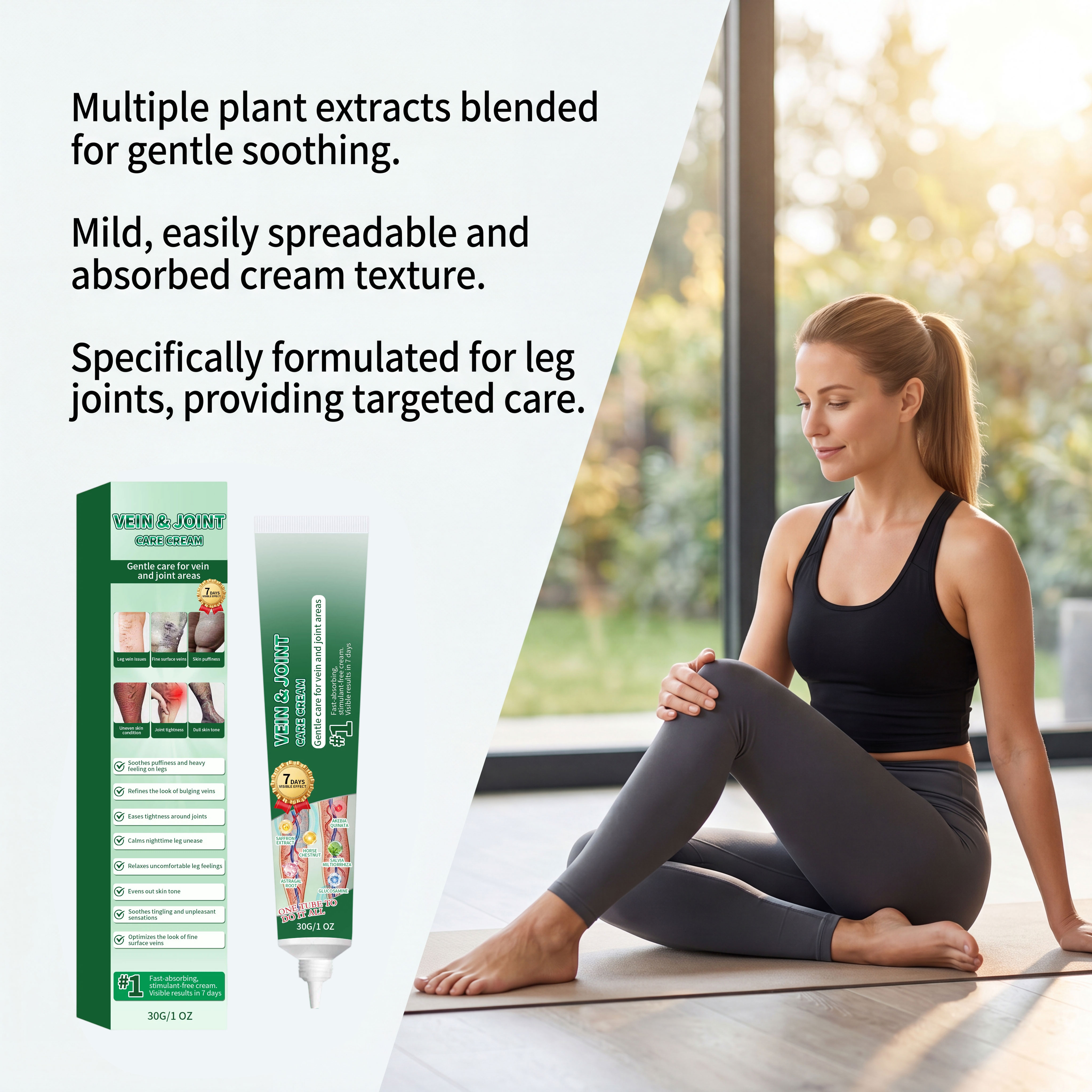 Leg Joint Care Ointment Moisturizing Nourishing Gentle Easy Coating Skin Around Joint Area