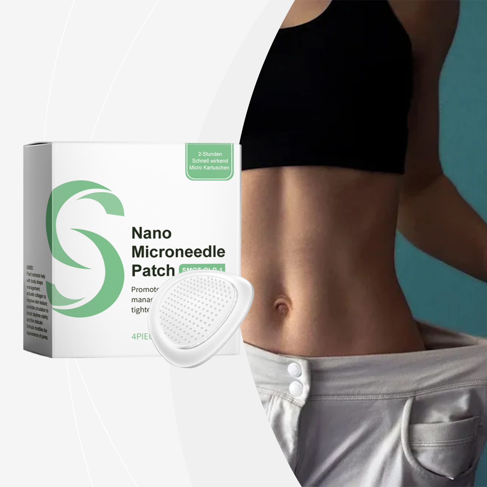Body Care Patch Mild Soothing Massage Firming Skin Shaping Figure Highlight Lines Slimming Care Patch