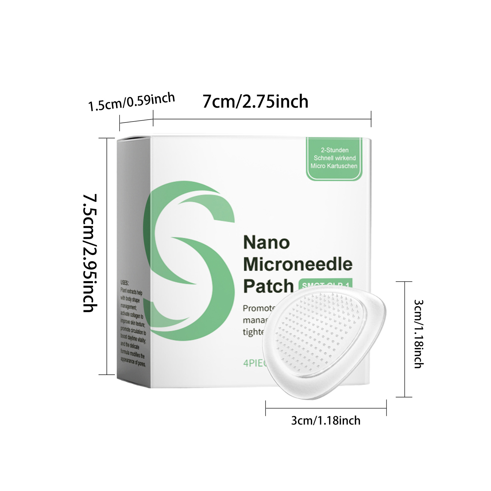 Body Care Patch Mild Soothing Massage Firming Skin Shaping Figure Highlight Lines Slimming Care Patch