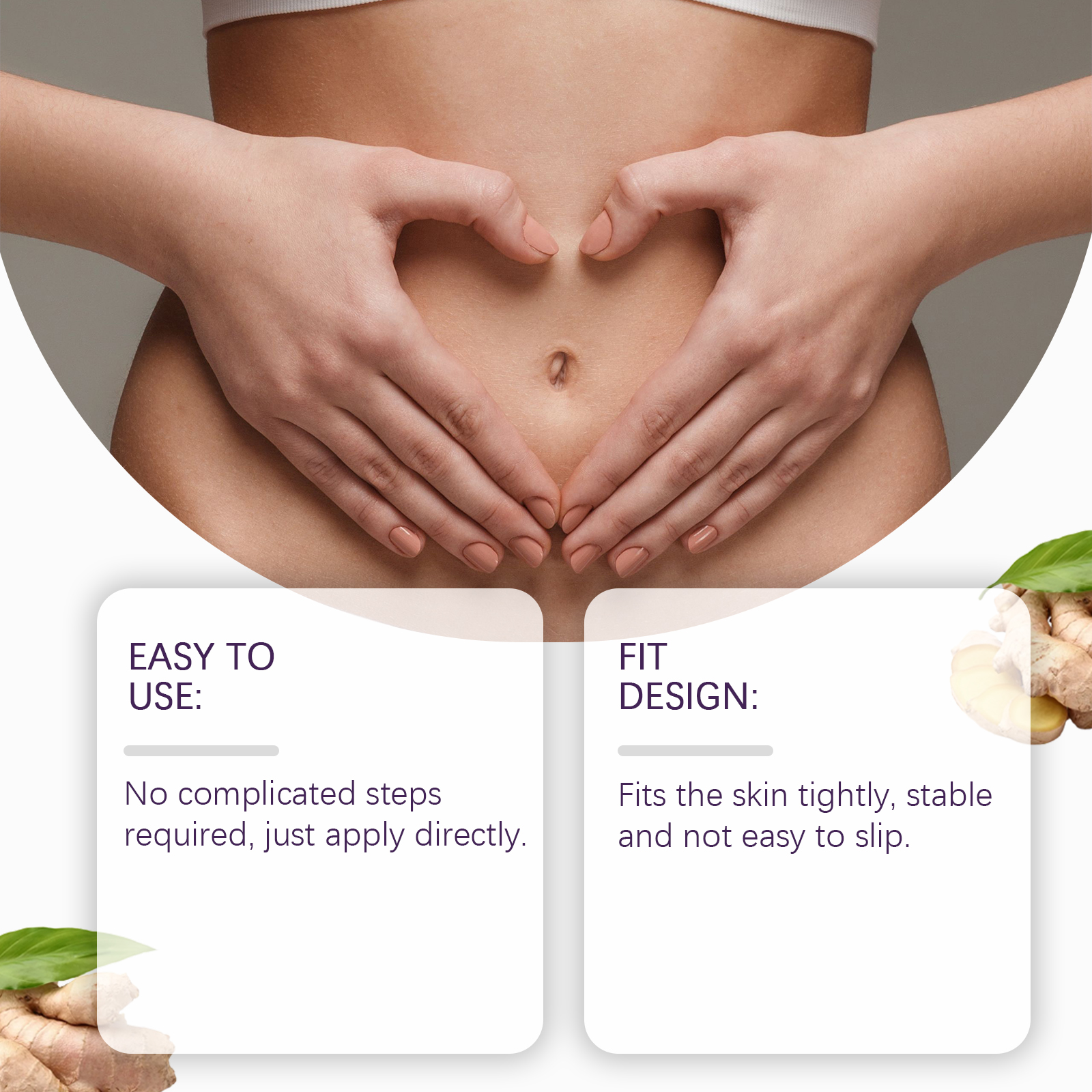 Body Care Patch Mild Soothing Massage Firming Skin Shaping Figure Highlight Lines Slimming Care Patch