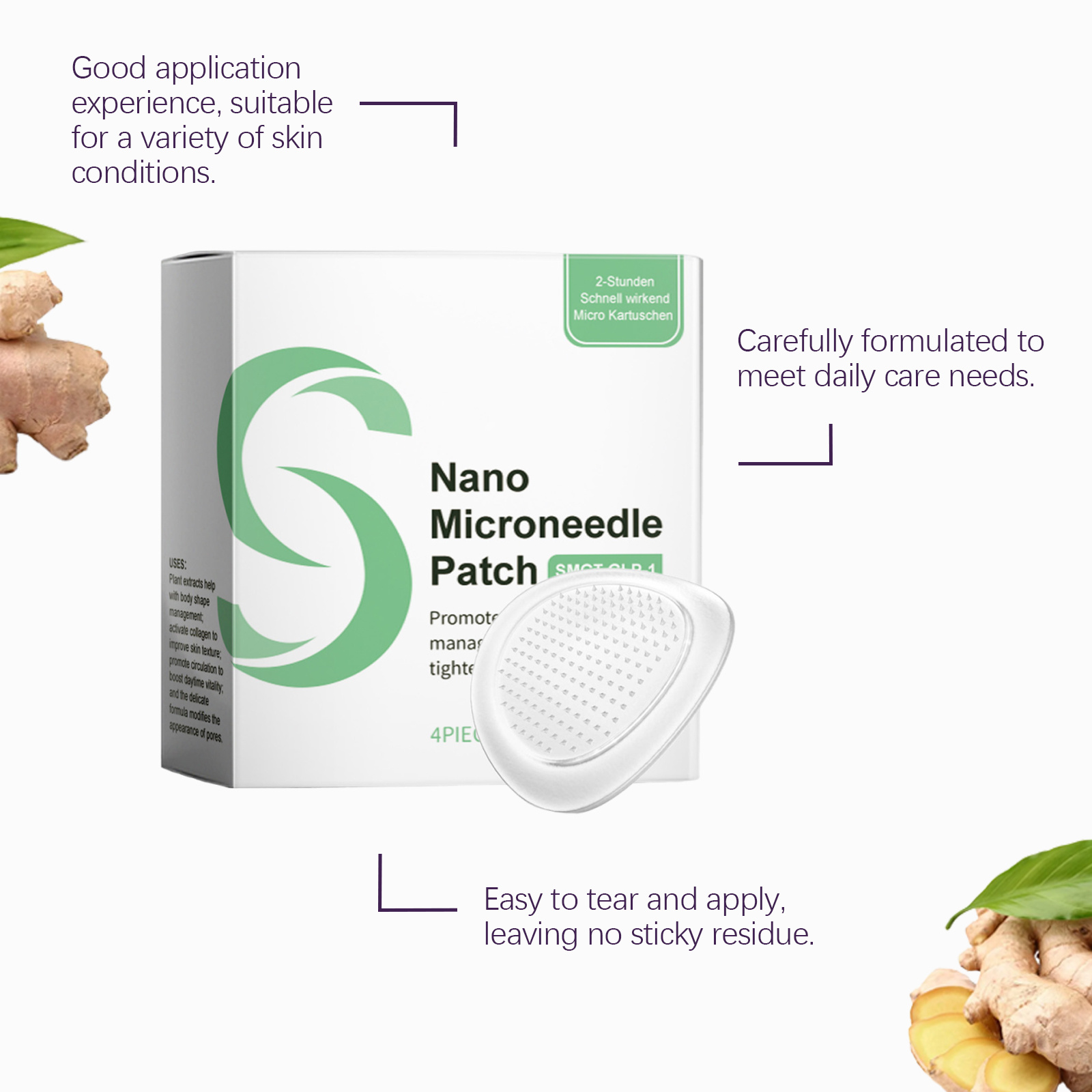 Body Care Patch Mild Soothing Massage Firming Skin Shaping Figure Highlight Lines Slimming Care Patch