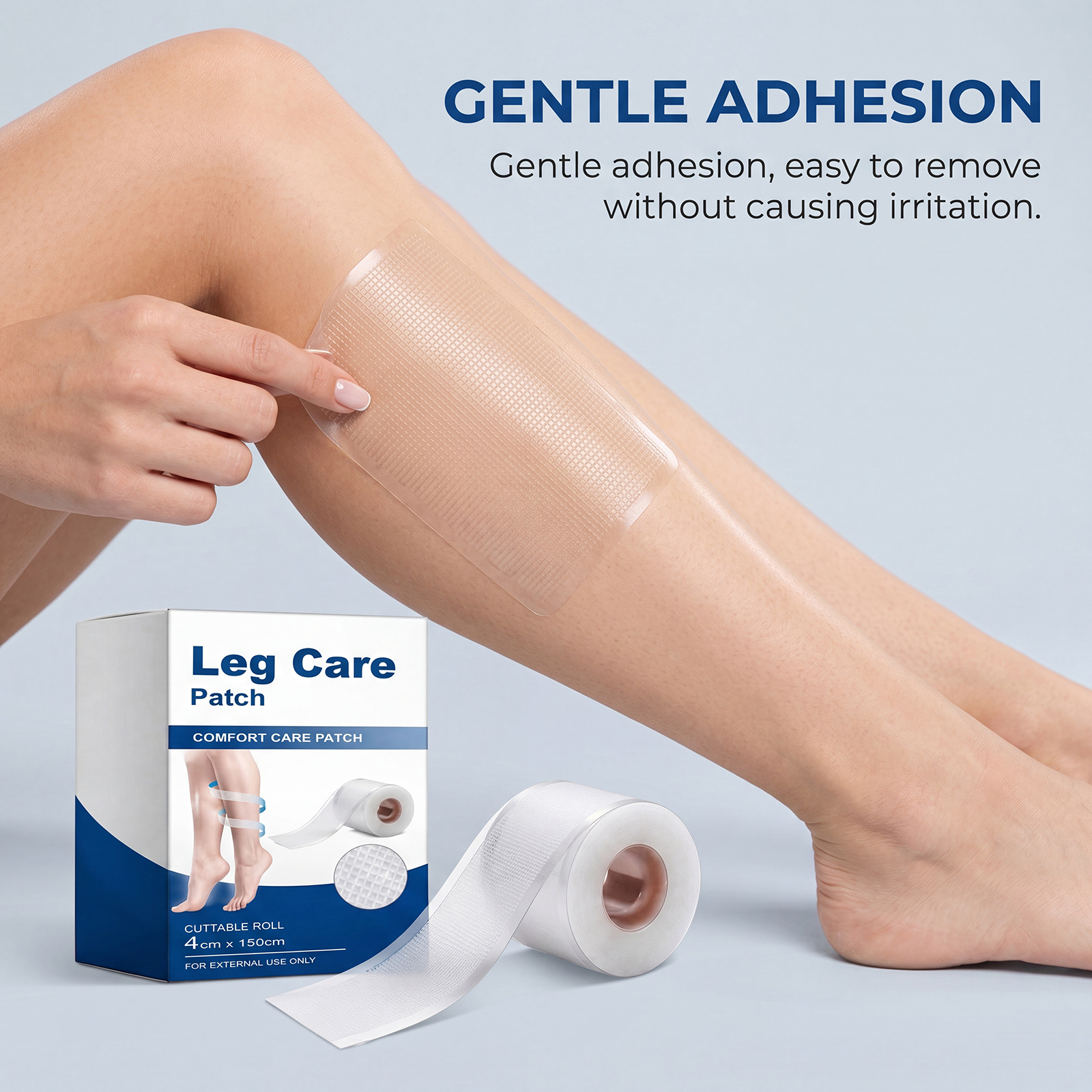 Leg Care Patch Mild Comfort Leg Skin Discomfort Skin Friendly Breathable External Portable Care Patch