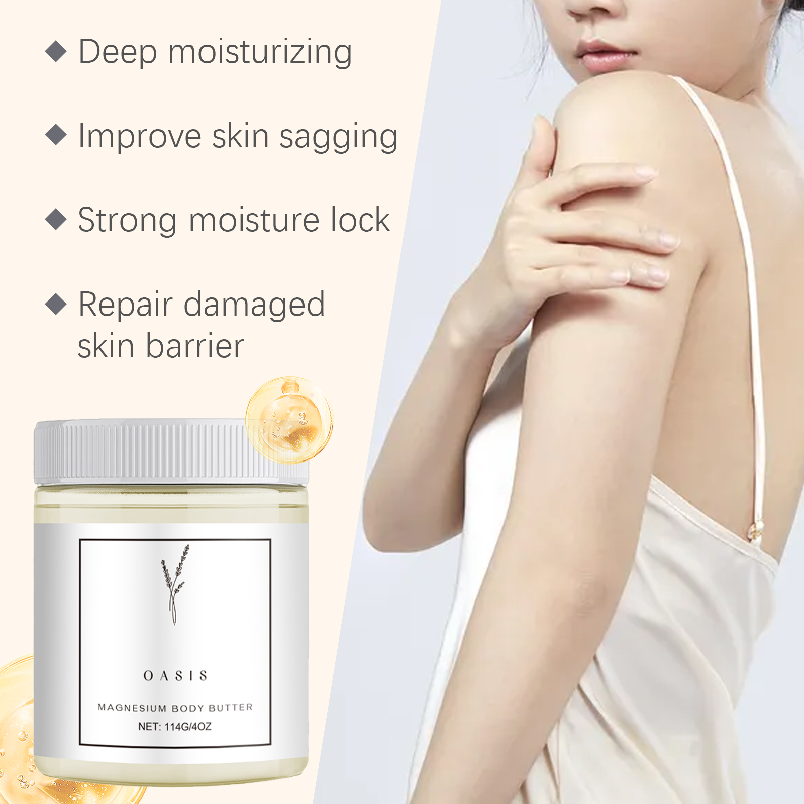 Shea Butter Body Lotion Mild Gentle Moisturizing Smoothing Skin Care For Body Skin