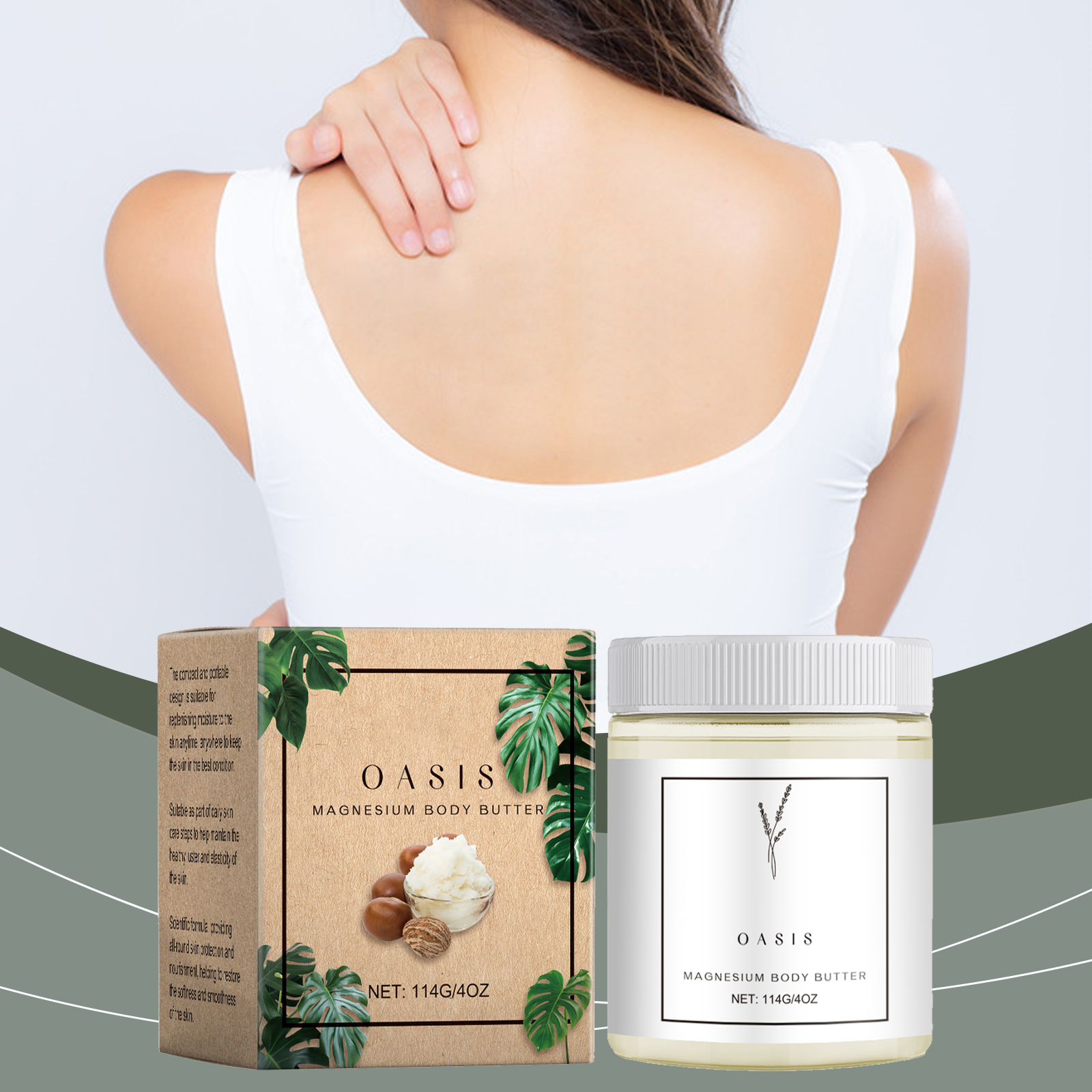 Shea Butter Body Lotion Mild Gentle Moisturizing Smoothing Skin Care For Body Skin