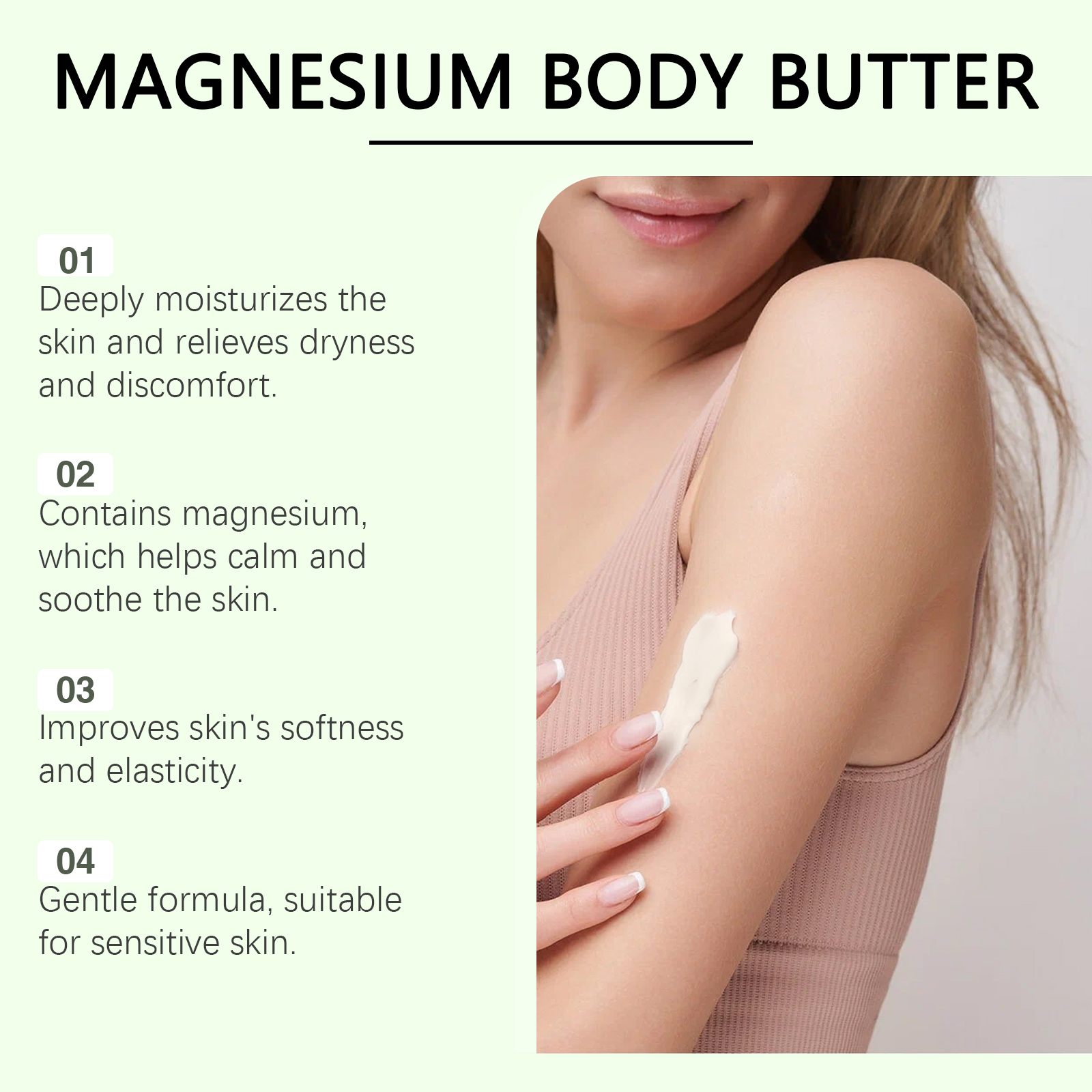 Shea Butter Body Lotion Mild Gentle Moisturizing Smoothing Skin Care For Body Skin