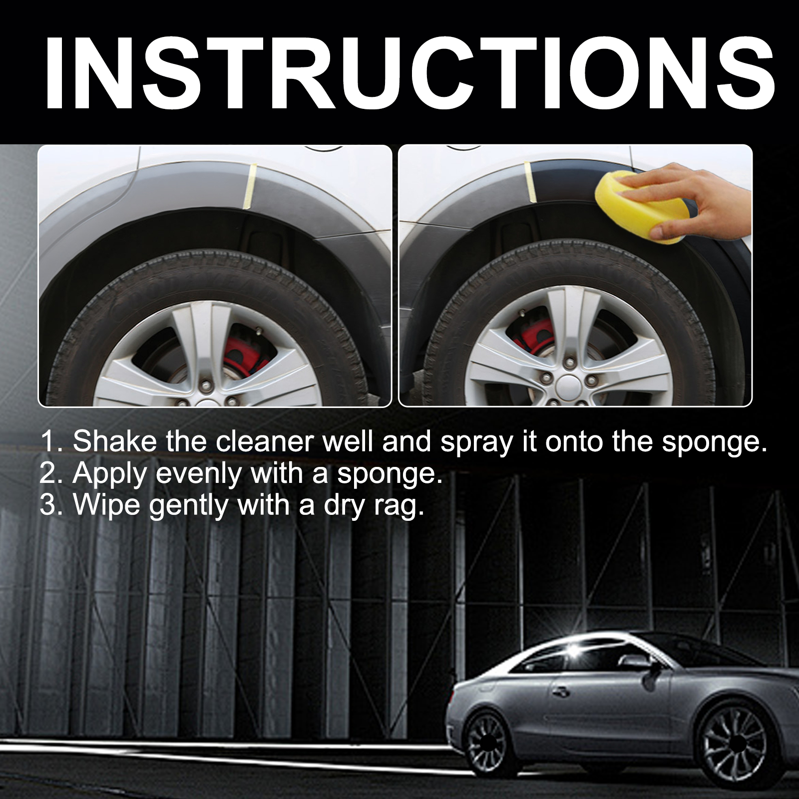 Car Interior Renovation Cleaner Waterless Cleaning Decontamination Seat Dashboard Detergent