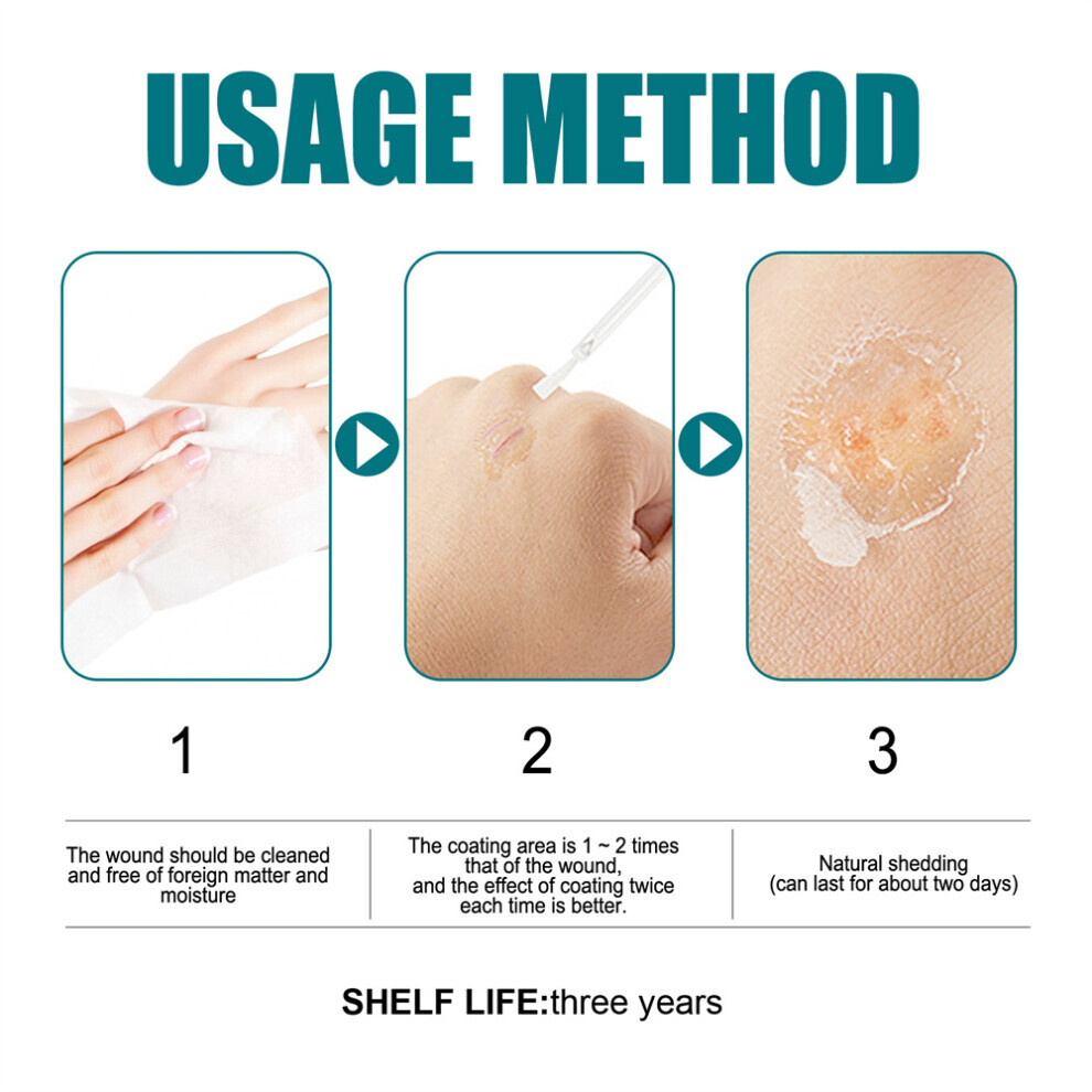2PCS New Skin Liquid Plaster, Waterproof Gel Liquid Bandage Waterproof And Quick-dry