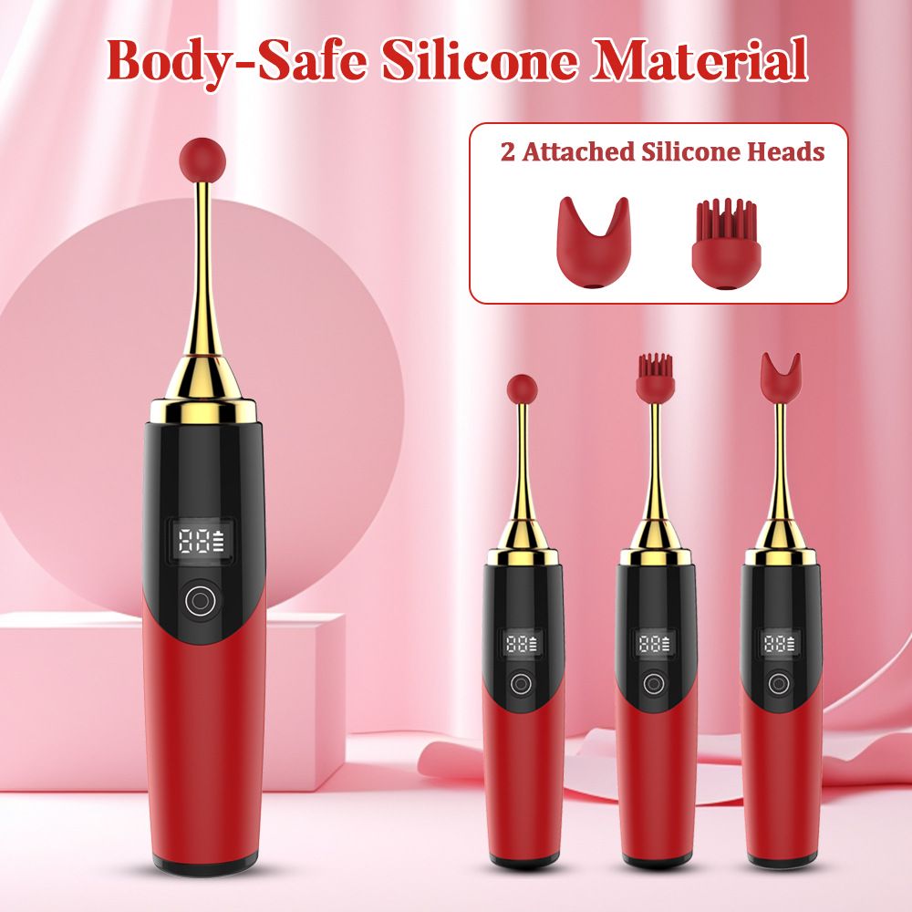 Vibrator for Women Clitoral Stimulator Female Masturbation Adult Vibrating Wand Toy Adult Toys G-Spot LCD Orgasm Pen Massager