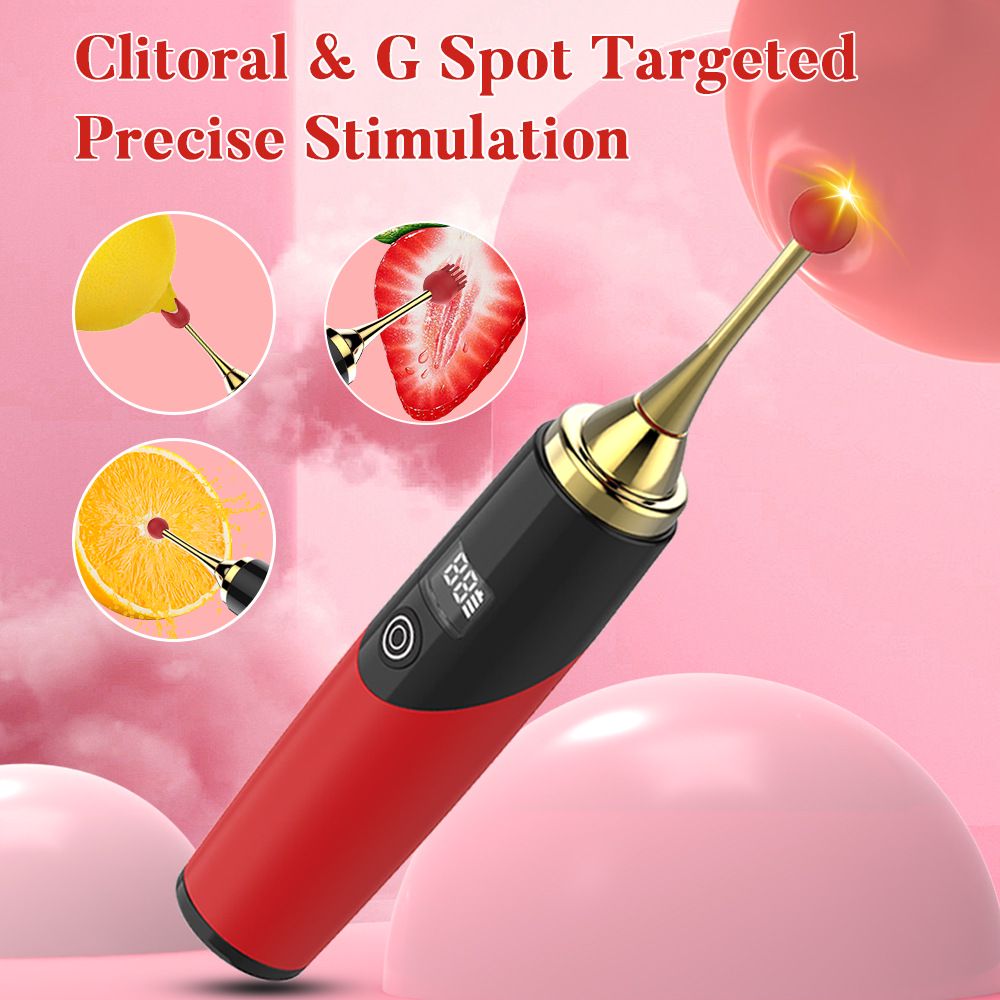 Vibrator for Women Clitoral Stimulator Female Masturbation Adult Vibrating Wand Toy Adult Toys G-Spot LCD Orgasm Pen Massager