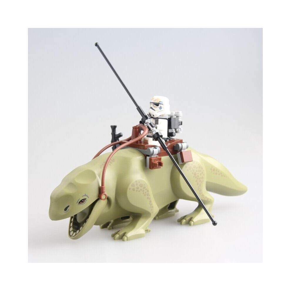 (Dewback & Sand Storm Trooper Mini Figure Set) Star Wars Mini Figures Fits Lego Compatib