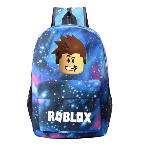 (Starry Blue) ROBLOX Game School Bag Backpack Student Casual Backpack
