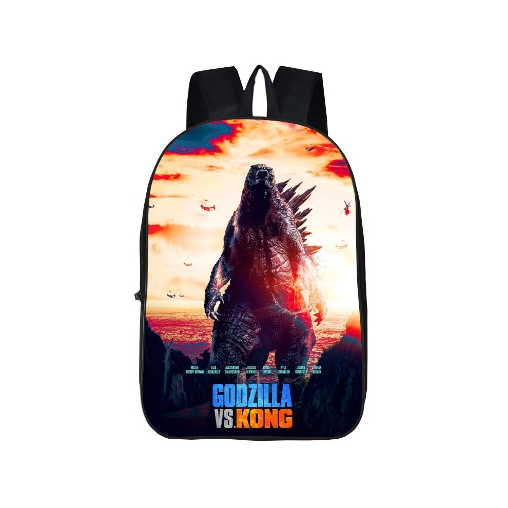 (5) Godzilla vs King Kong Backpack Schoolbag Rucksack