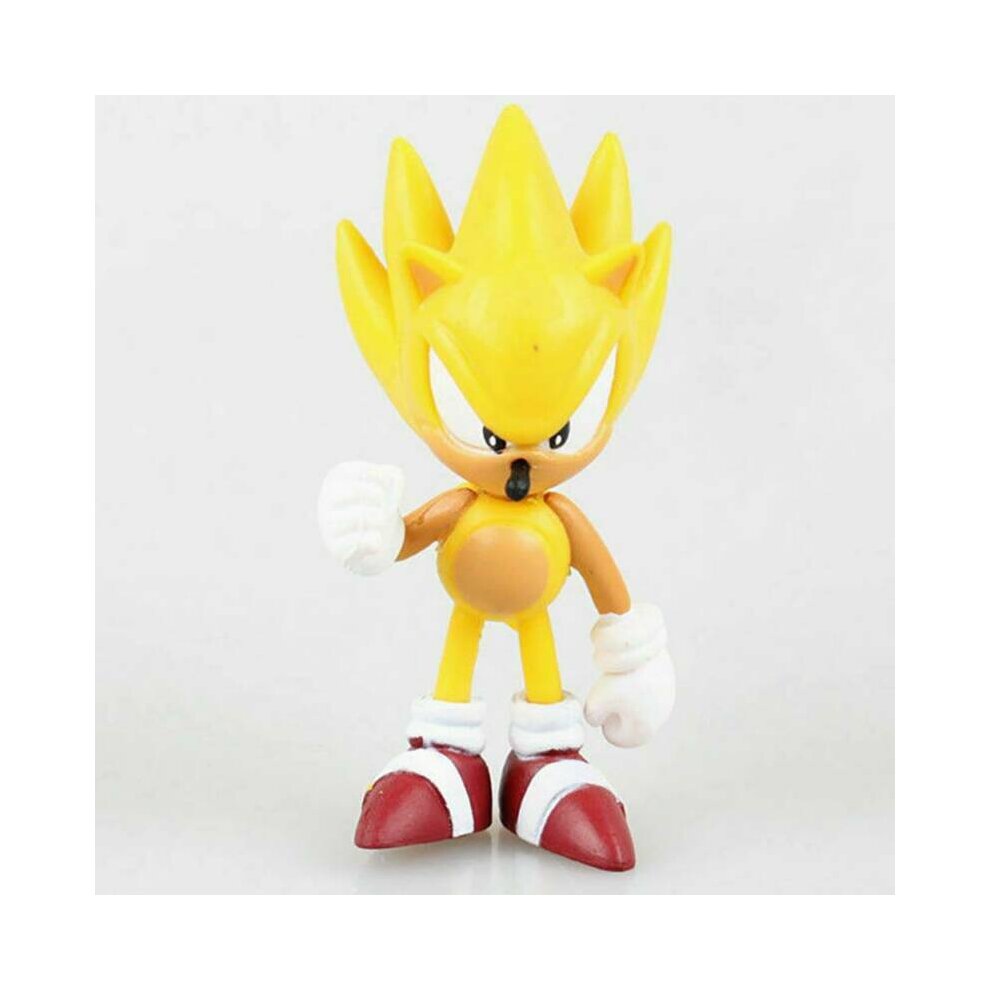 Children Kids PVC Cake Topper Sonic Classic The Hedgehog Action Figure Toys