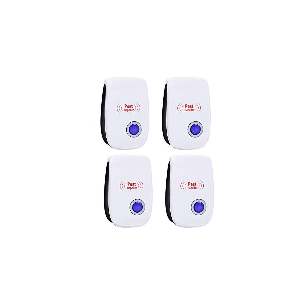 MGRETT Ultrasonic Pest Repeller, 4 Pack Insect Repeller, Electronic Mouse and Rat Repell