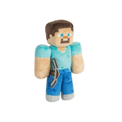 Minecraft Plush Toy Steve Childrens Soft Toy Pixel Dolls Kids Gifts 30CM