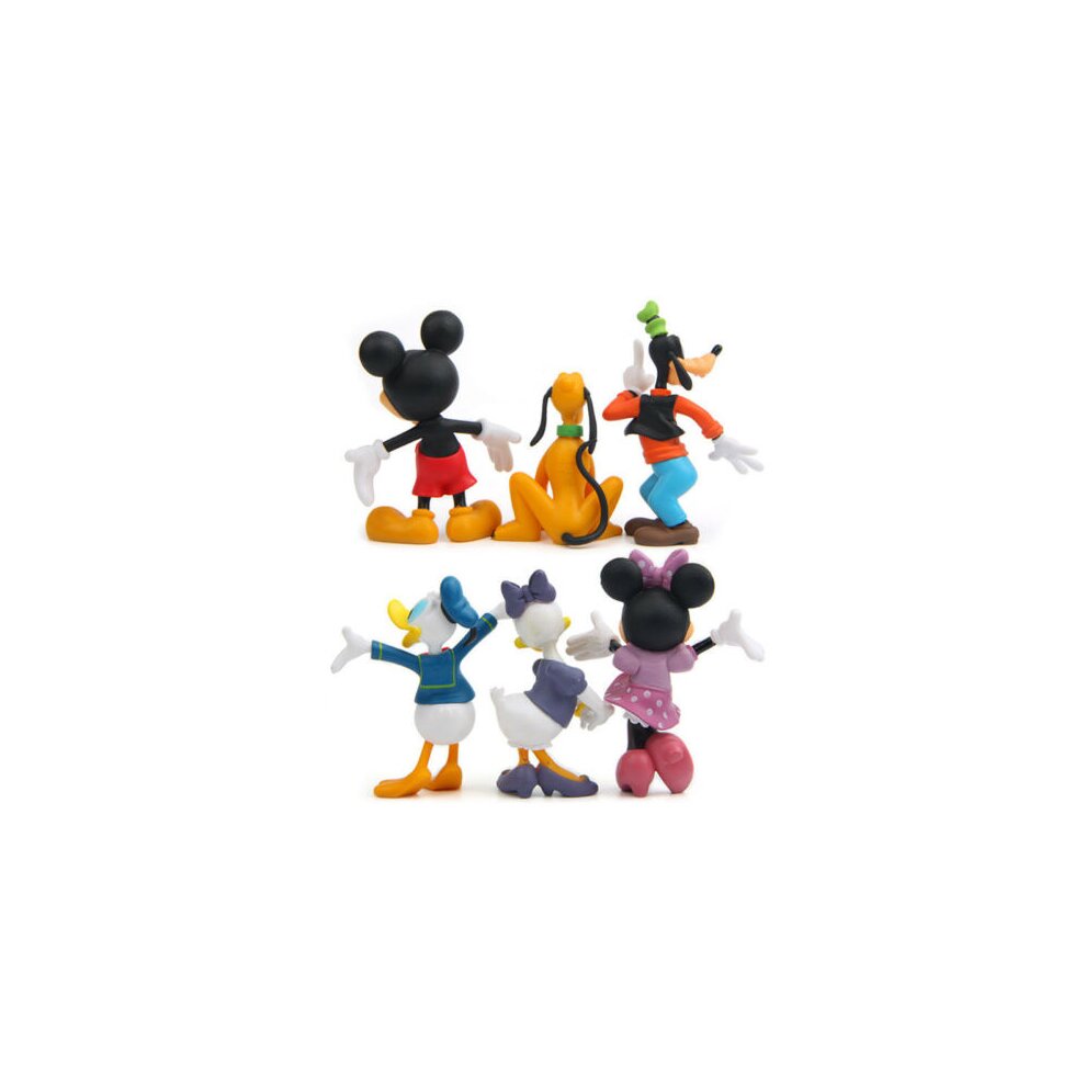 6pcs Disney Mickey Mouse Figure Cake Topper Toy Gift
