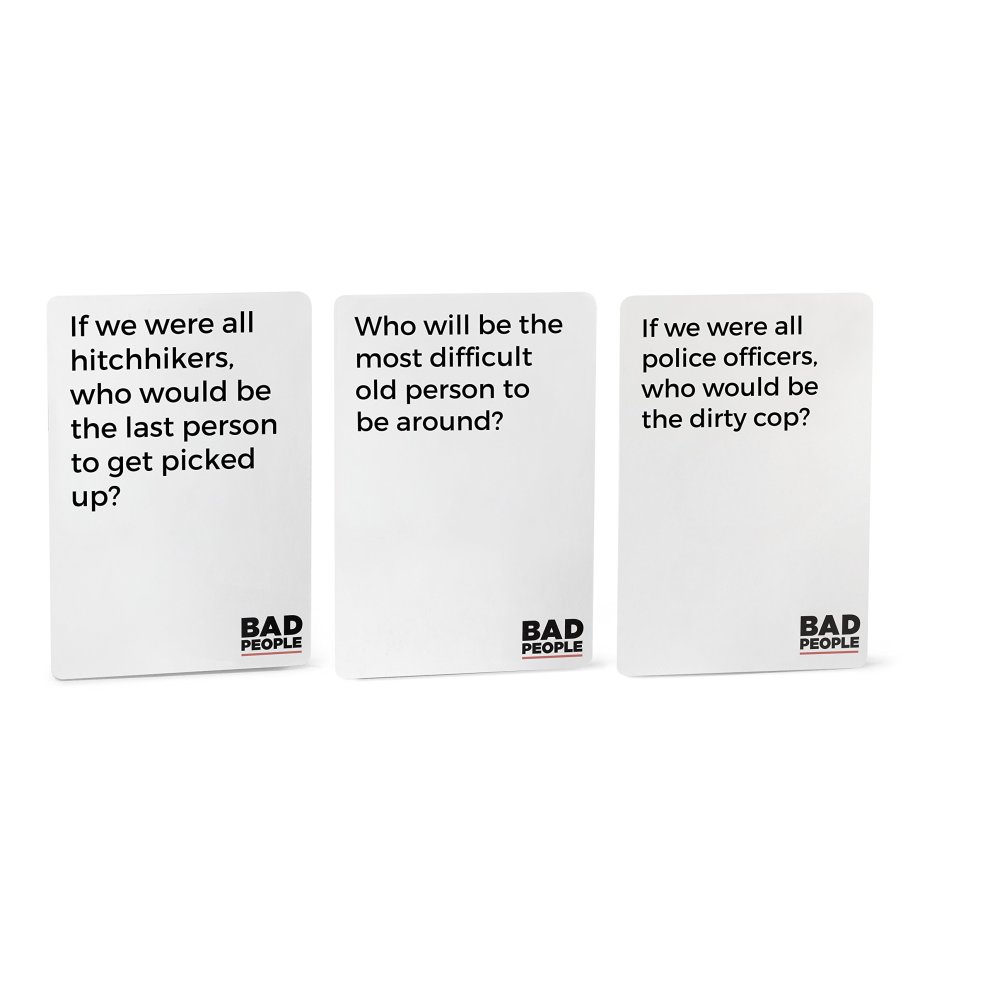 Bad People: The Adult Party Game You Probably Shouldn't Play