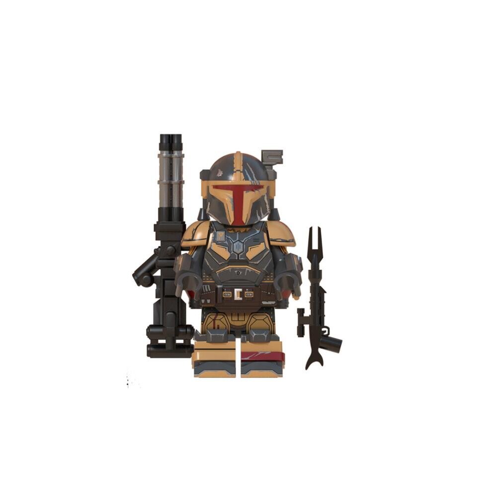 Star Wars Minifigures Mandalorian Building Blocks with Weapons Set Compatible Lego Clone Trooper Action Figure Palyset Mini Battle Figure Toys for Fans Collection and Room Decoration Best Gift for Kids