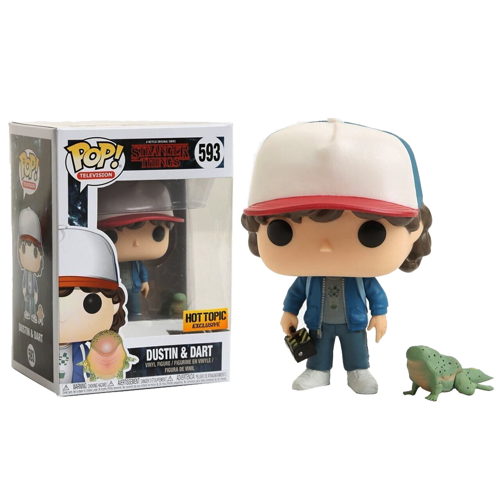 Action Figure Model Toys Funko POP Stranger Things Dustin Collection Vinyl Figure With Box Character Decoration Gifts Toy Multicoloured