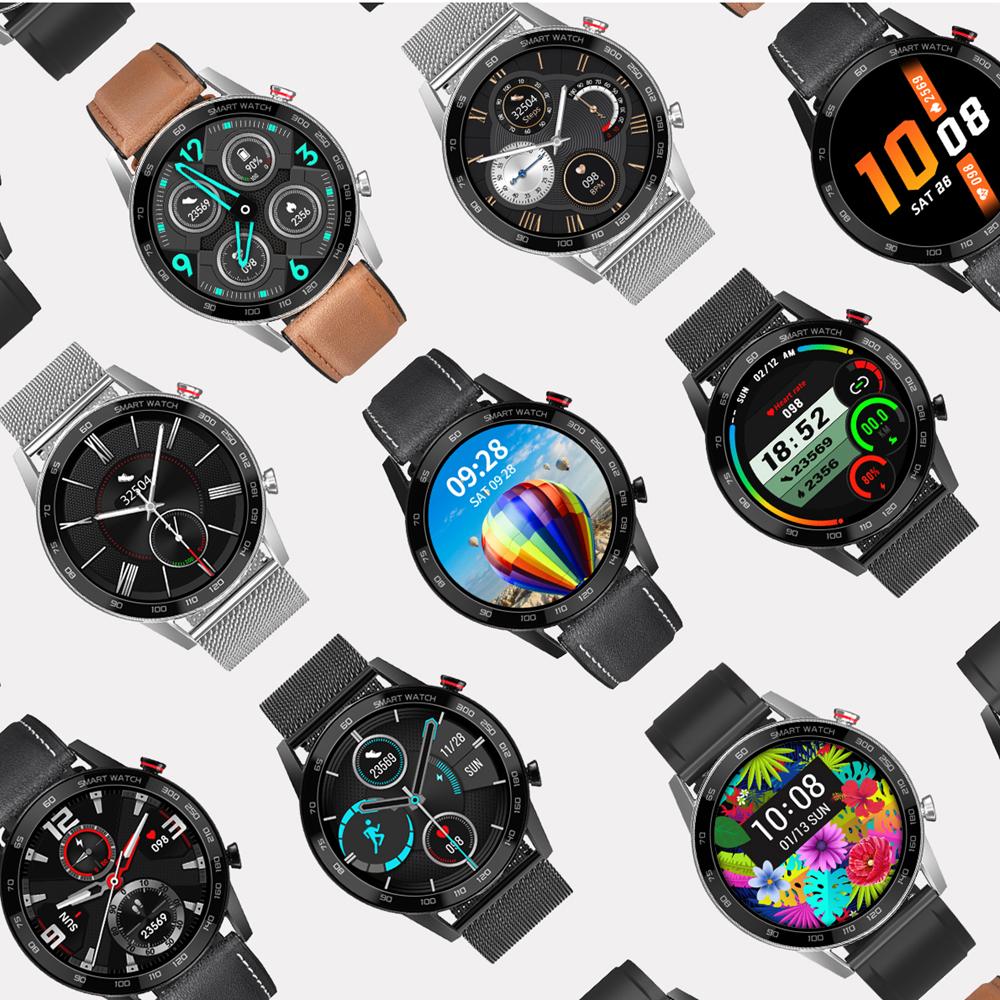 Mens Smart Watch bluetooth ECG Heart Rate Fitness Tracker For IOS Android