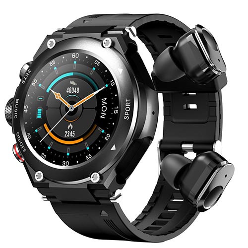 Men Bluetooth Call TWS 5.0 Smart Watch Earphone New 2023 For Android iOS