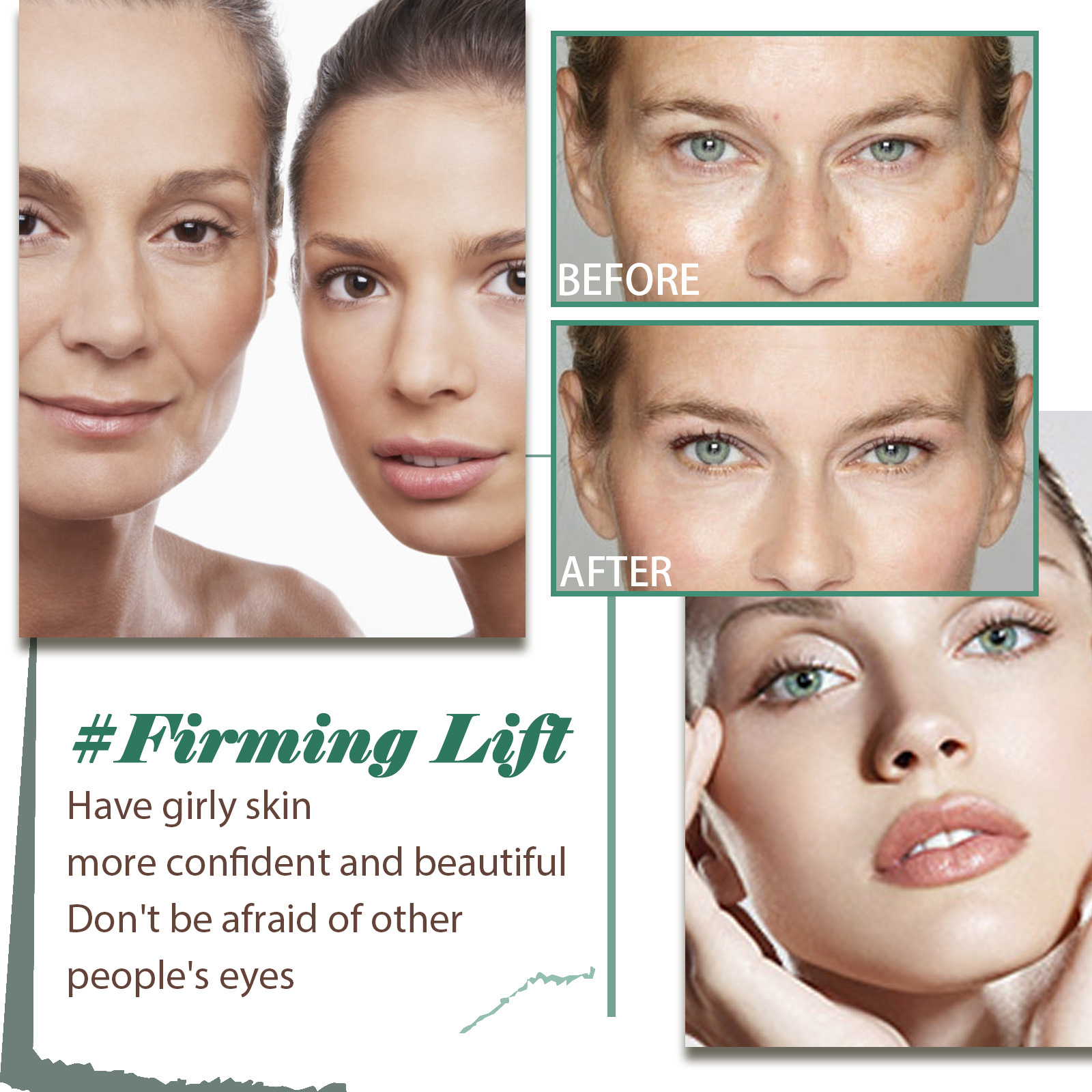 Face Cream Wrinkles Removal Cream 5 Seconds Lifting Firming Anti-aging Fade Eyes Puffiness Fine Lines Moisturizing Skin Rejuvenation