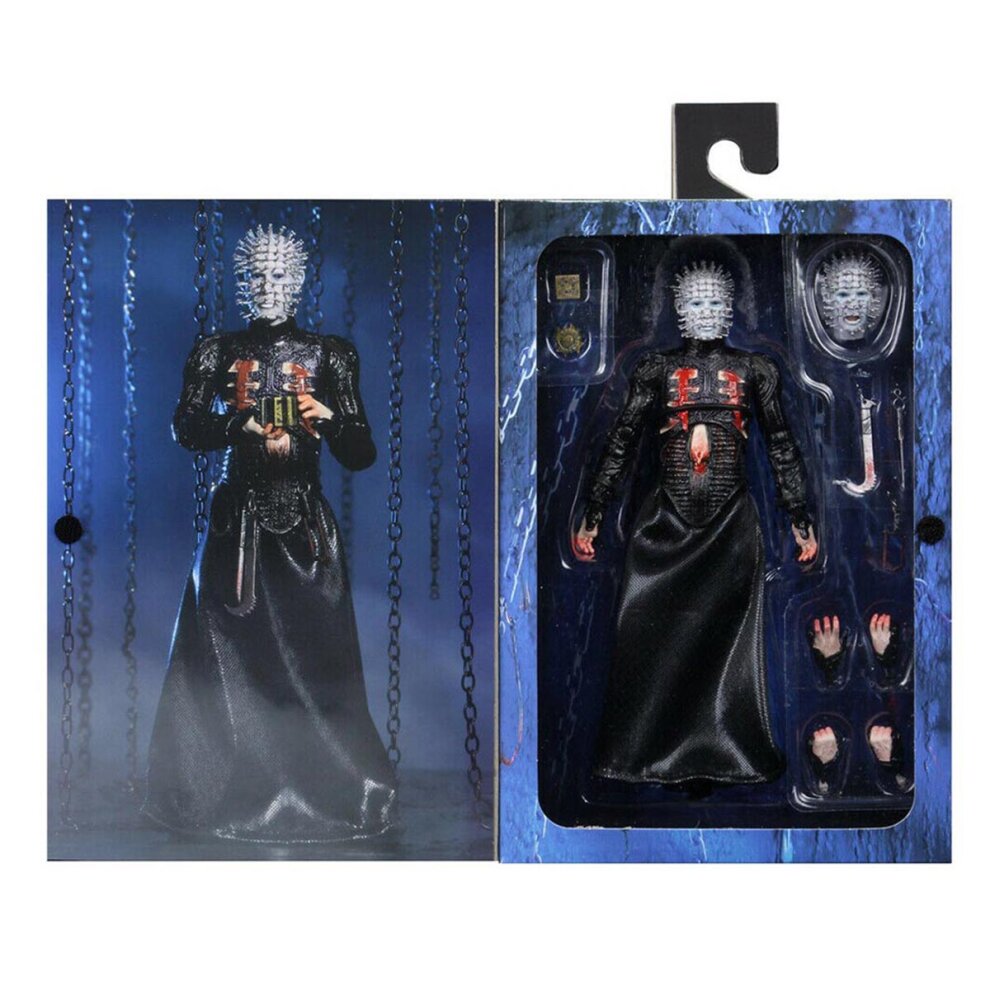 NECA Hellraiser Pinhead Ultimate Action Figure Model Ornaments Doll Collection Box Toys Gift 7 Inches