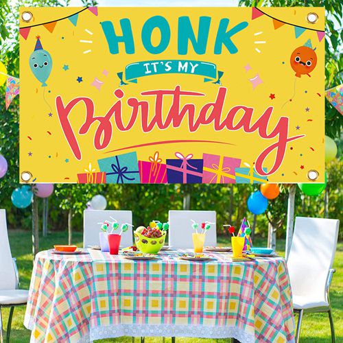 Happy Birthday Backdrop Banner for Girls Boys Colorful Balloons Birthday Backdrop for Kids Gifts Cake Table for Children Birthday Party Backdrop