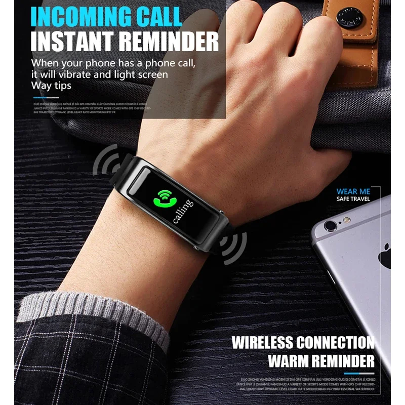 Wireless Bluetooth Earphone Smart Watch Ear Buds Health Tracker Pedometer Bracelet Smart Wristband Bluetooth Headset