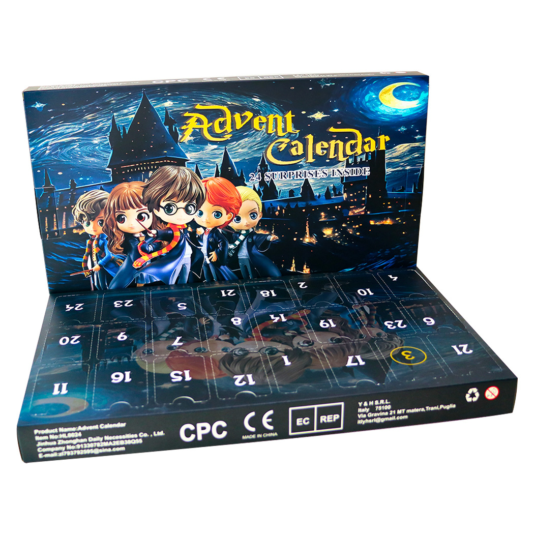 Kids Christmas Harry Potter Figures 24 Days Countdown Advent Calendar Toys Surprise Xmas Gifts