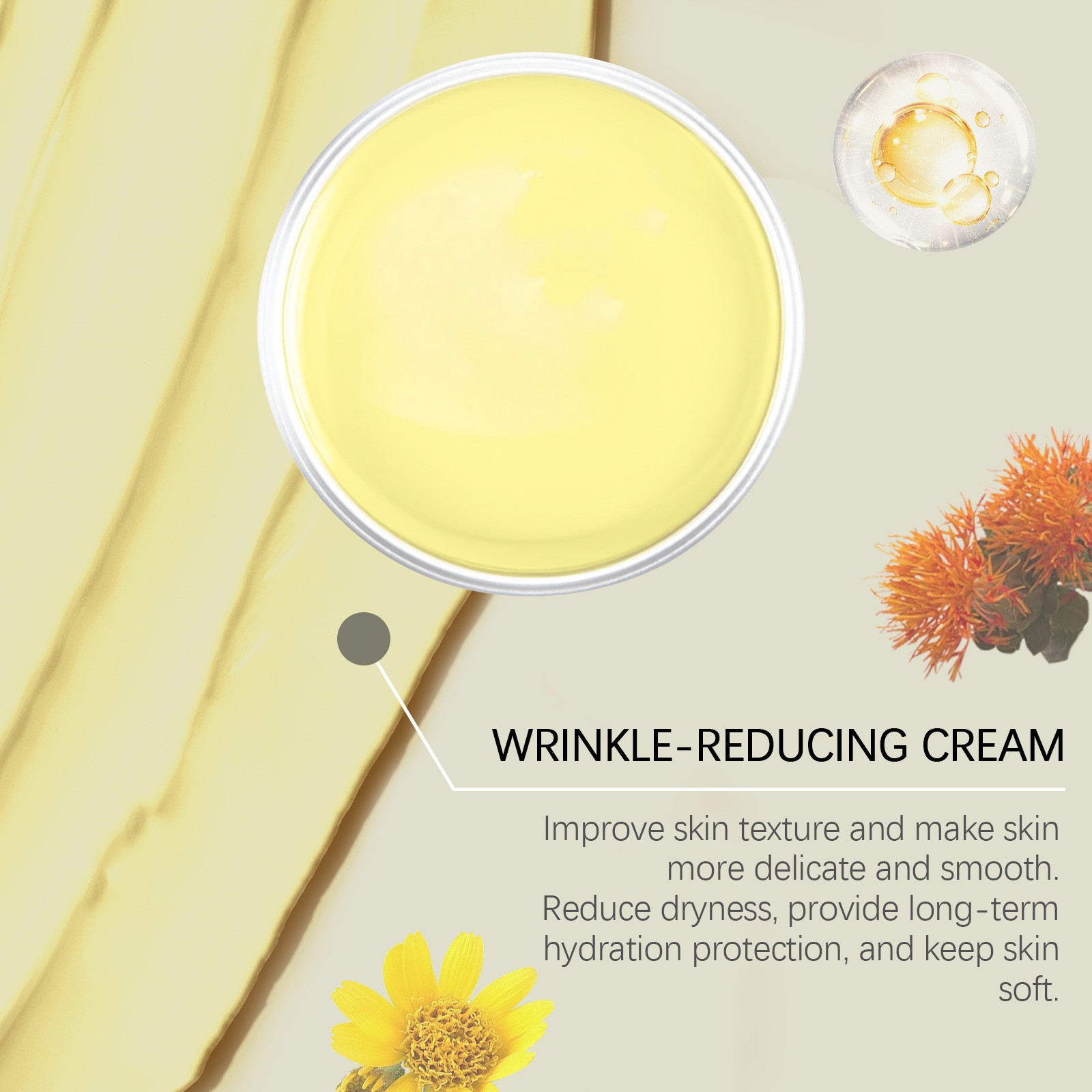 Skin Care Night Cream Moisturizing Firming Tender Facial Skin Cream Softens And Brightens Facial Skin Reduces Fine Lines Cream 50g