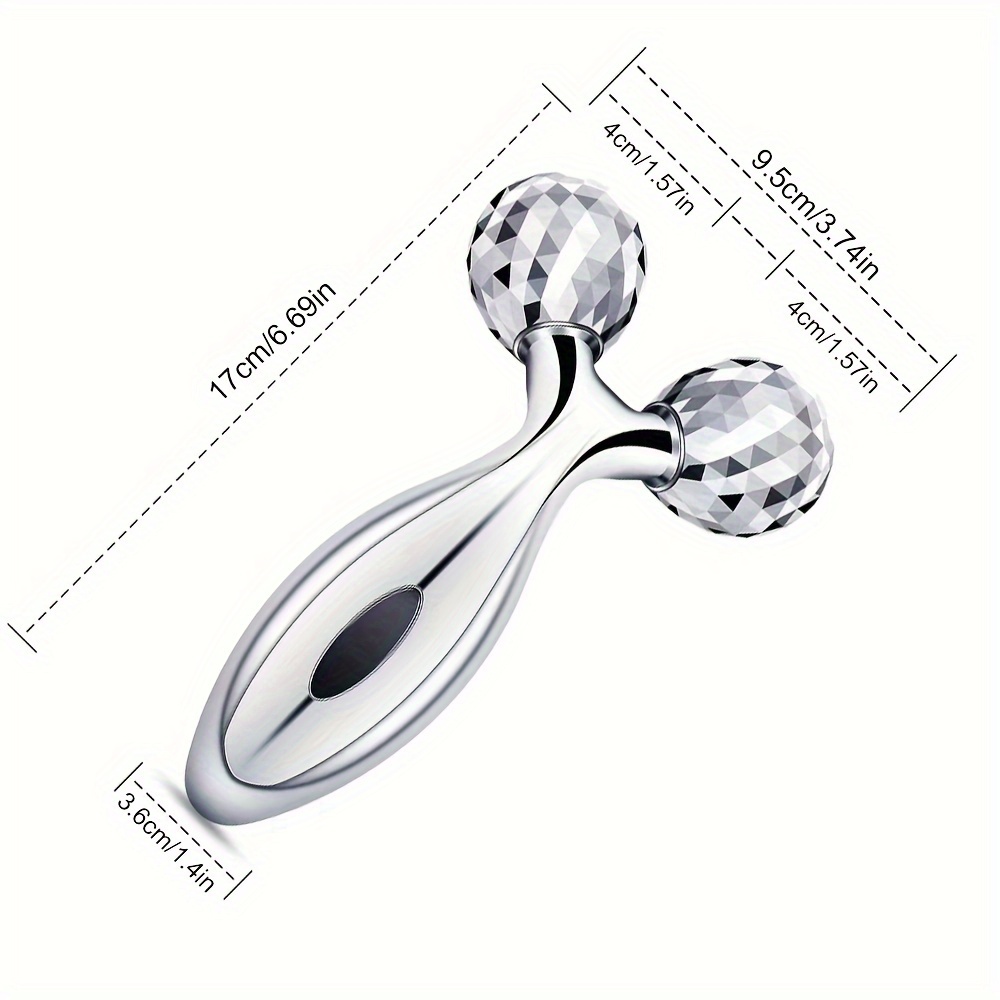 3D Roller Massager Facial Beauty Device For Muscle Face Slimmer Lifting Skin Care Manual Massage Tool For Women Men