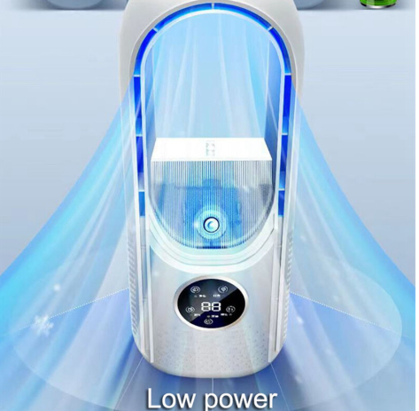 Air Cooler LED Display Air Conditioning Humidification Electric Fan 6 Speed Silent Timer
