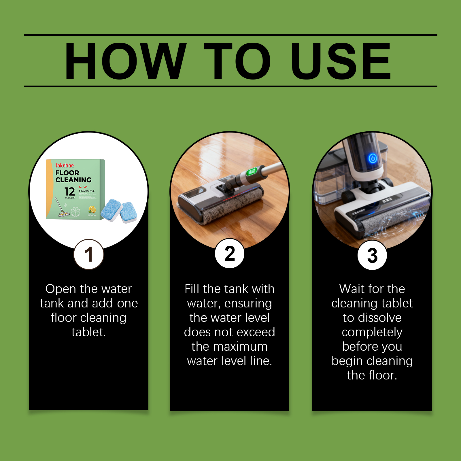 12Pc/box Floor Cleaner Stain Dust Scrub Tabs Scented Dissolvable Cleaning Tablets for Hardwood Tile Toilet Bathroom Home Kitchen ﻿