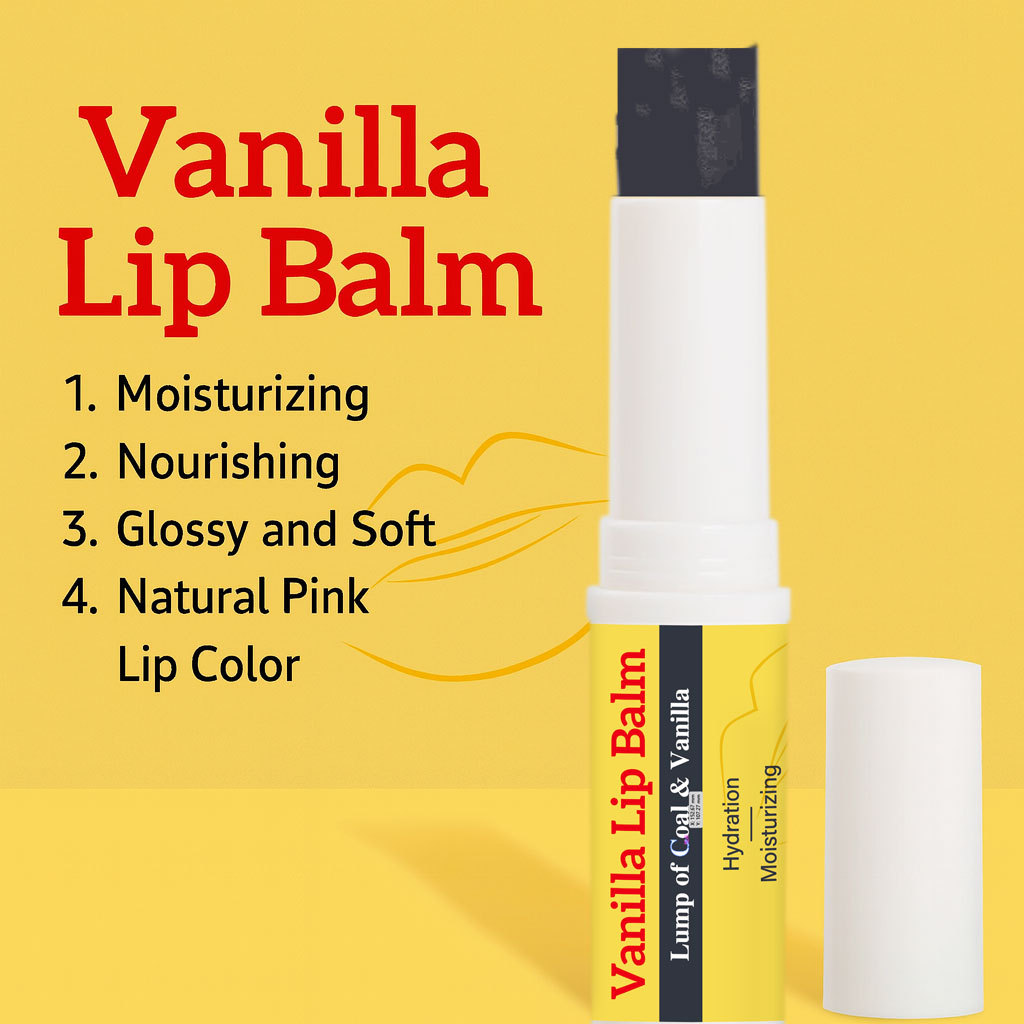 Vanilla Lip Balm Moisturizing Nourishing Softening For Dry Chapped Lips Daily Essential Care Treatment 5g