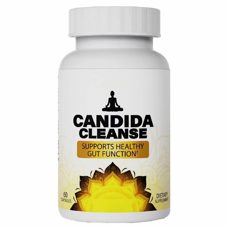 60 CPS Candida Cleanse Capsules All In One Formula Boost Natural Healthy Gut Balance