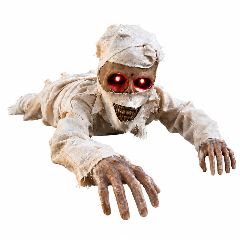 Electric Crawling Ghost Halloween Decoration Prop Toy Ornament Cross Border Horror Prop Pumpkin Lamp