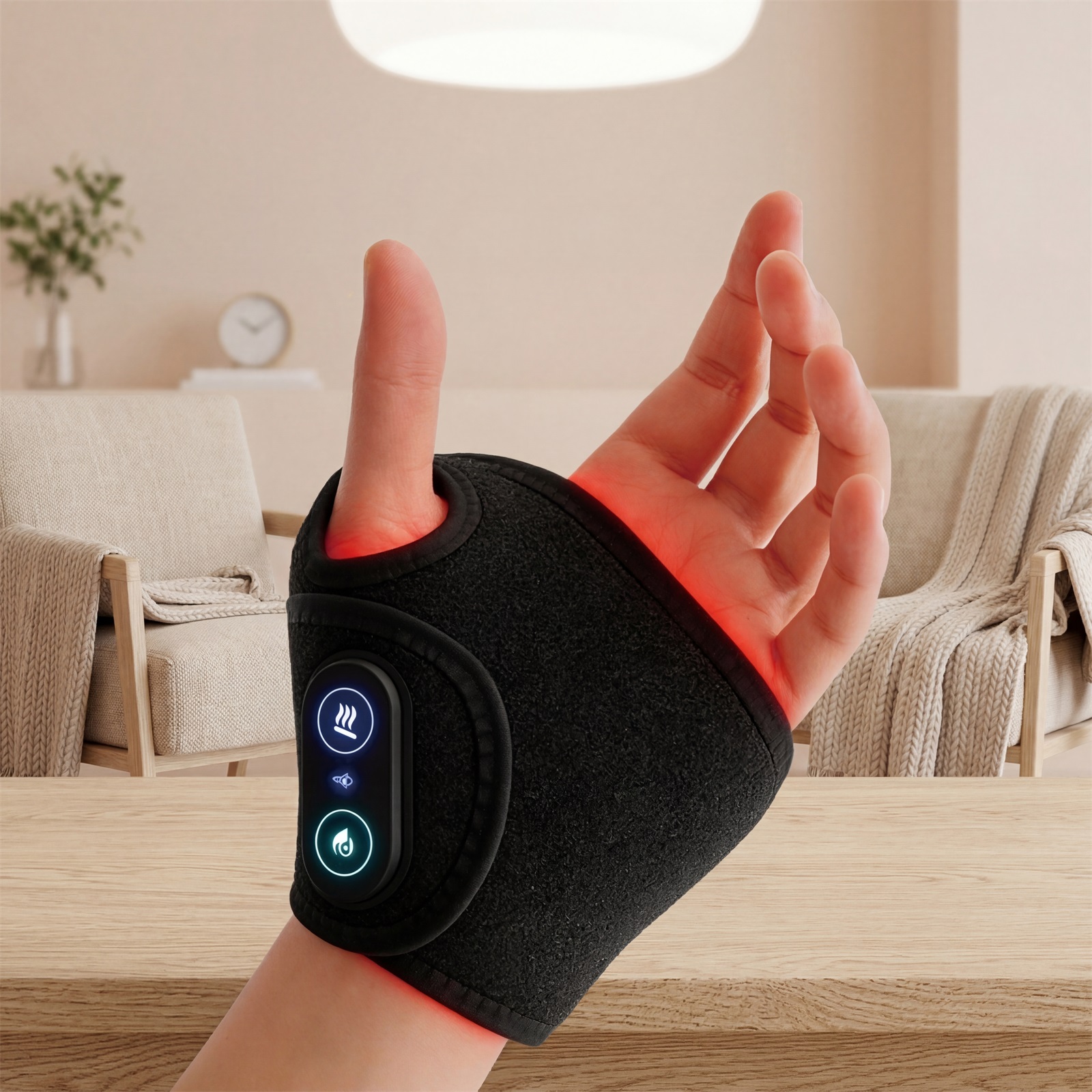 Massage Wrist Pad Wrist Joint Care Wrap Compression Strap Daily Comfortable Breathable Wrist Maintenance Accessory Soft Flexible Skin Friendly