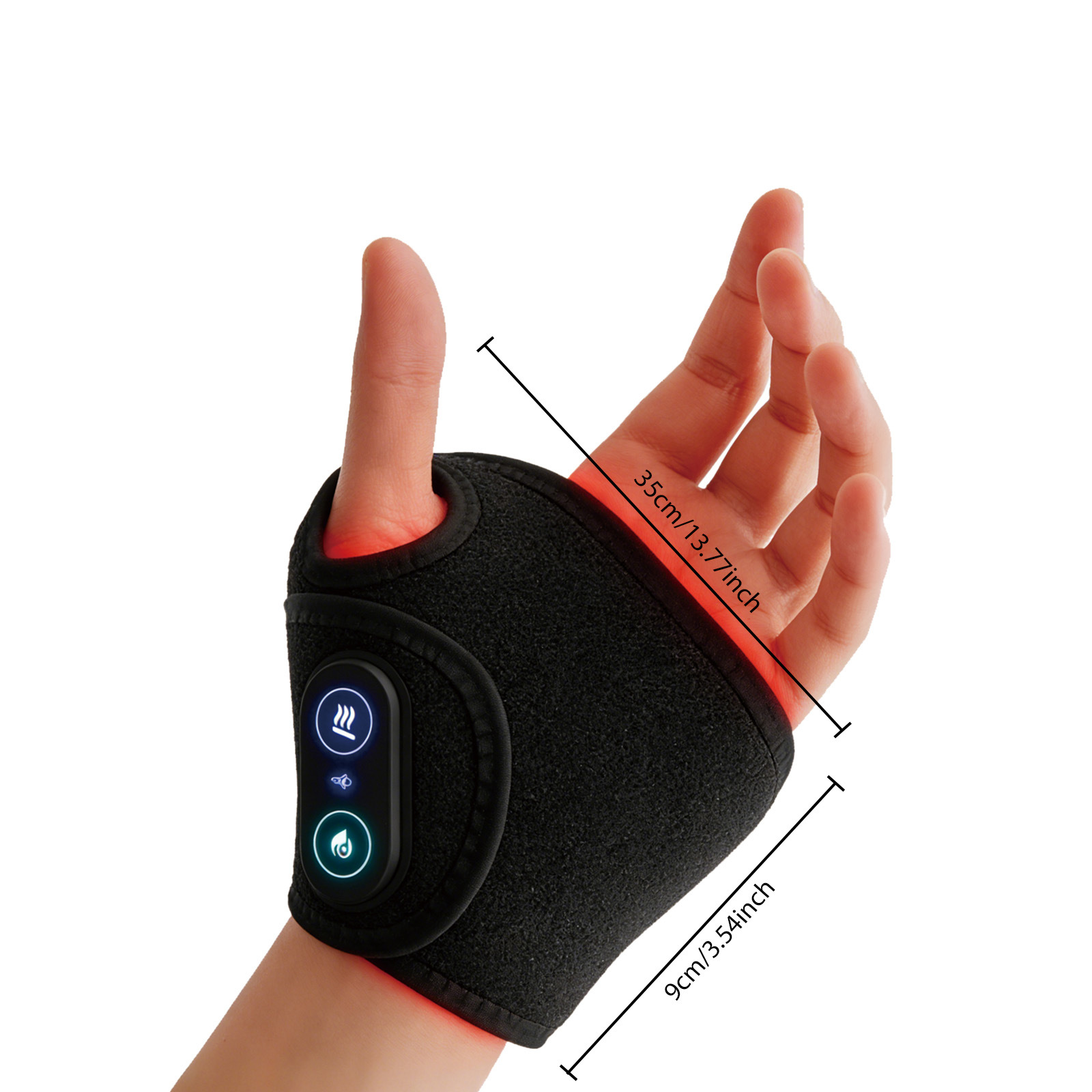 Massage Wrist Pad Wrist Joint Care Wrap Compression Strap Daily Comfortable Breathable Wrist Maintenance Accessory Soft Flexible Skin Friendly