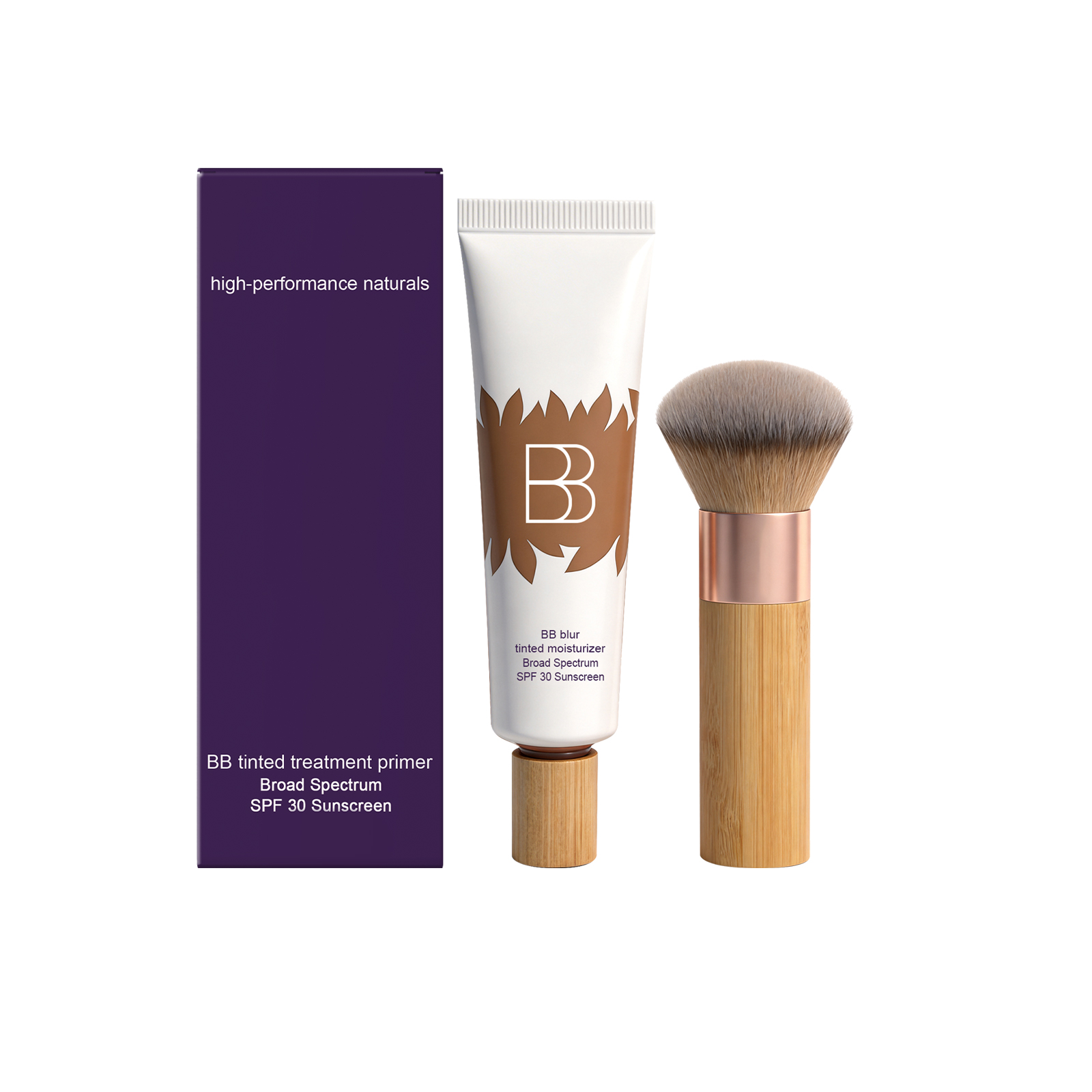 Bb Cream Set Conceal Natural Tone Soft Makeup Hydrating Primer Long Lasting Fit No Caking Skin