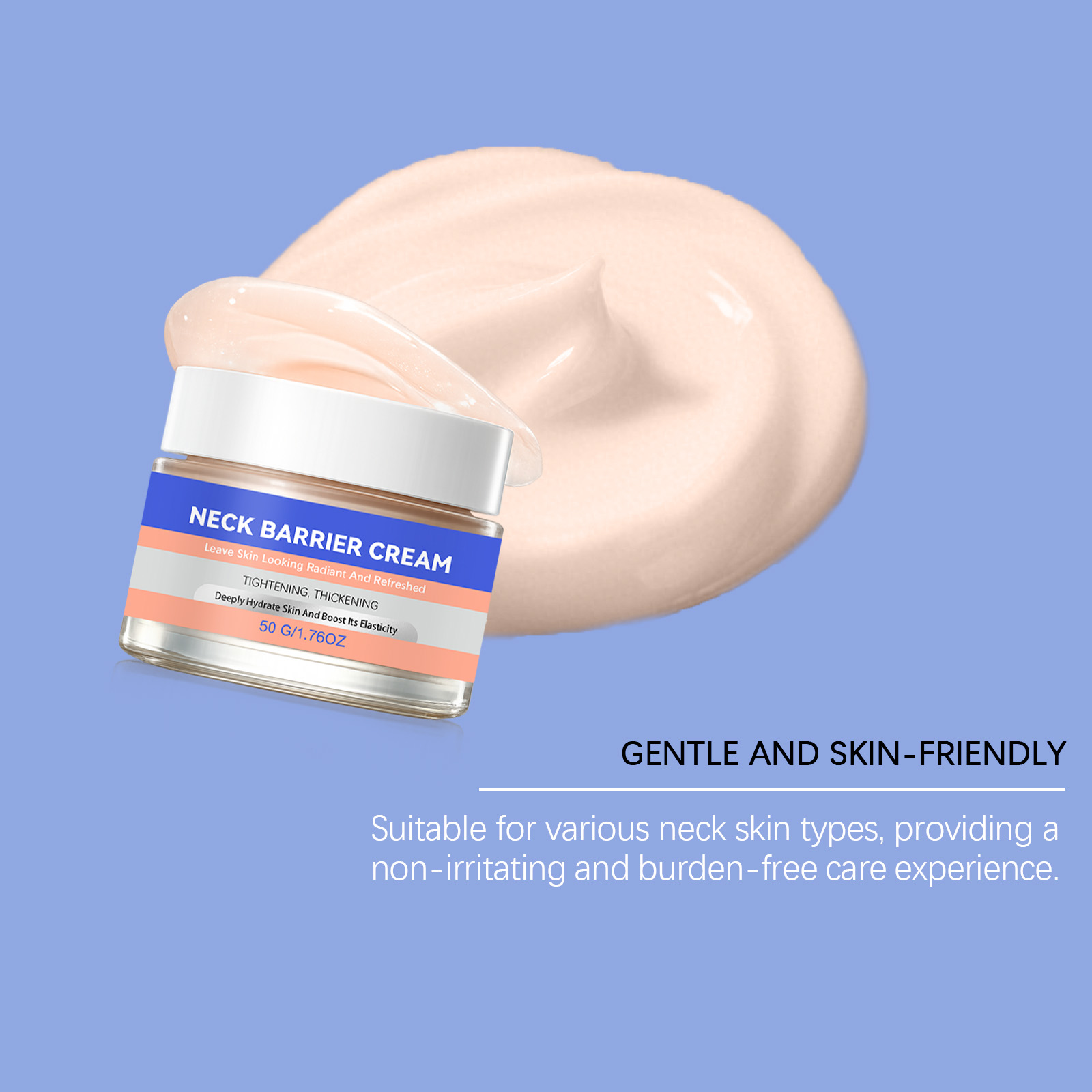 Moisturizing Nectar Neck Cream Soft Elastic Skin Smooth Clear Neck Contour Massage Lotion Bright Hydrating Firm Care