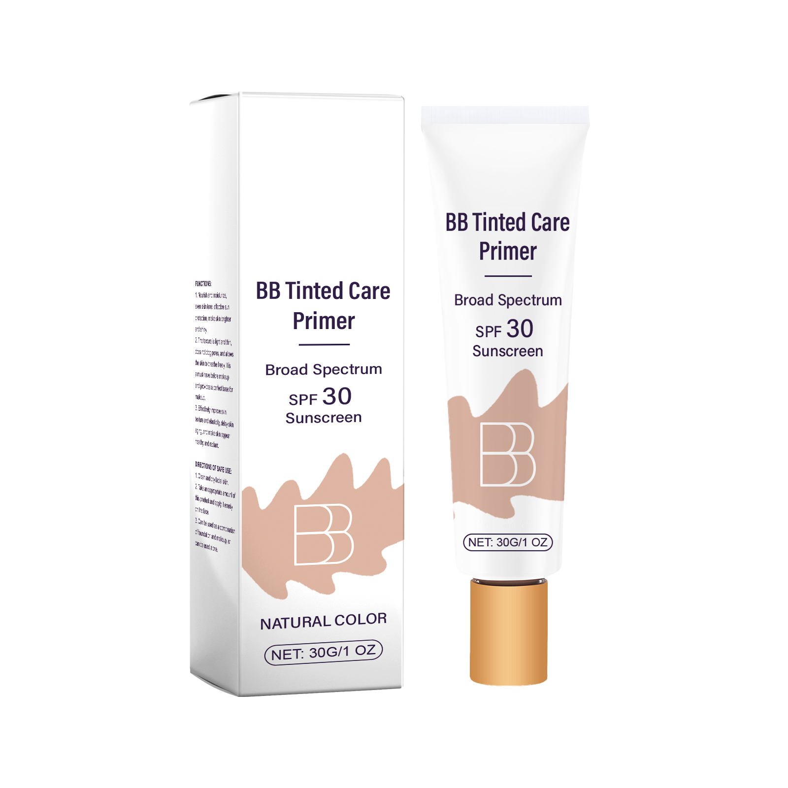 Protective Bb Cream Natural Shade Conceal Blemishes Moisturize Hydrate Daily Guard Skin Primer Facial Makeup Base