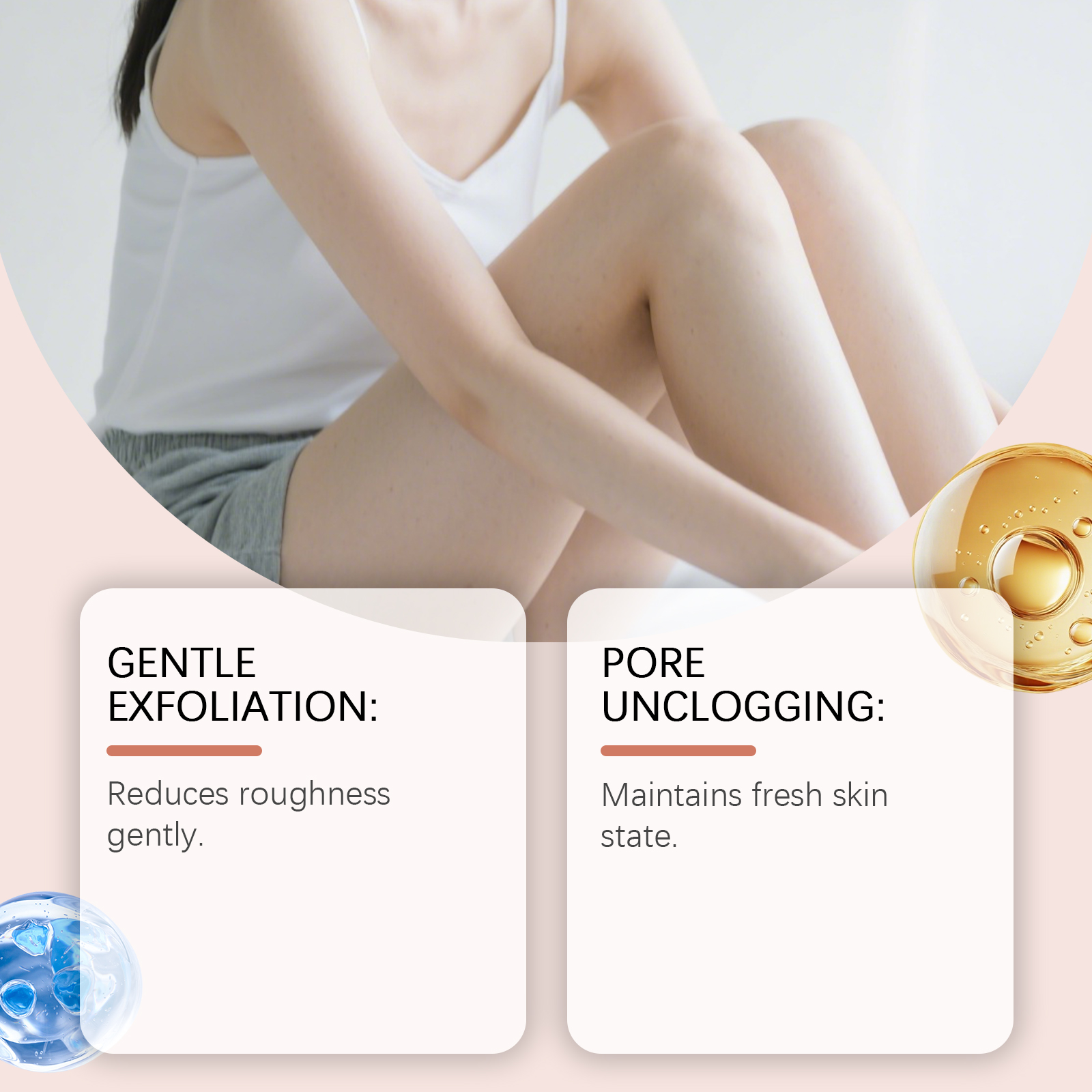 Amber Vanilla Scented Body Scrub Gentle Cleansing Soft Delicate Skin Care For Human Body Surface Tissue