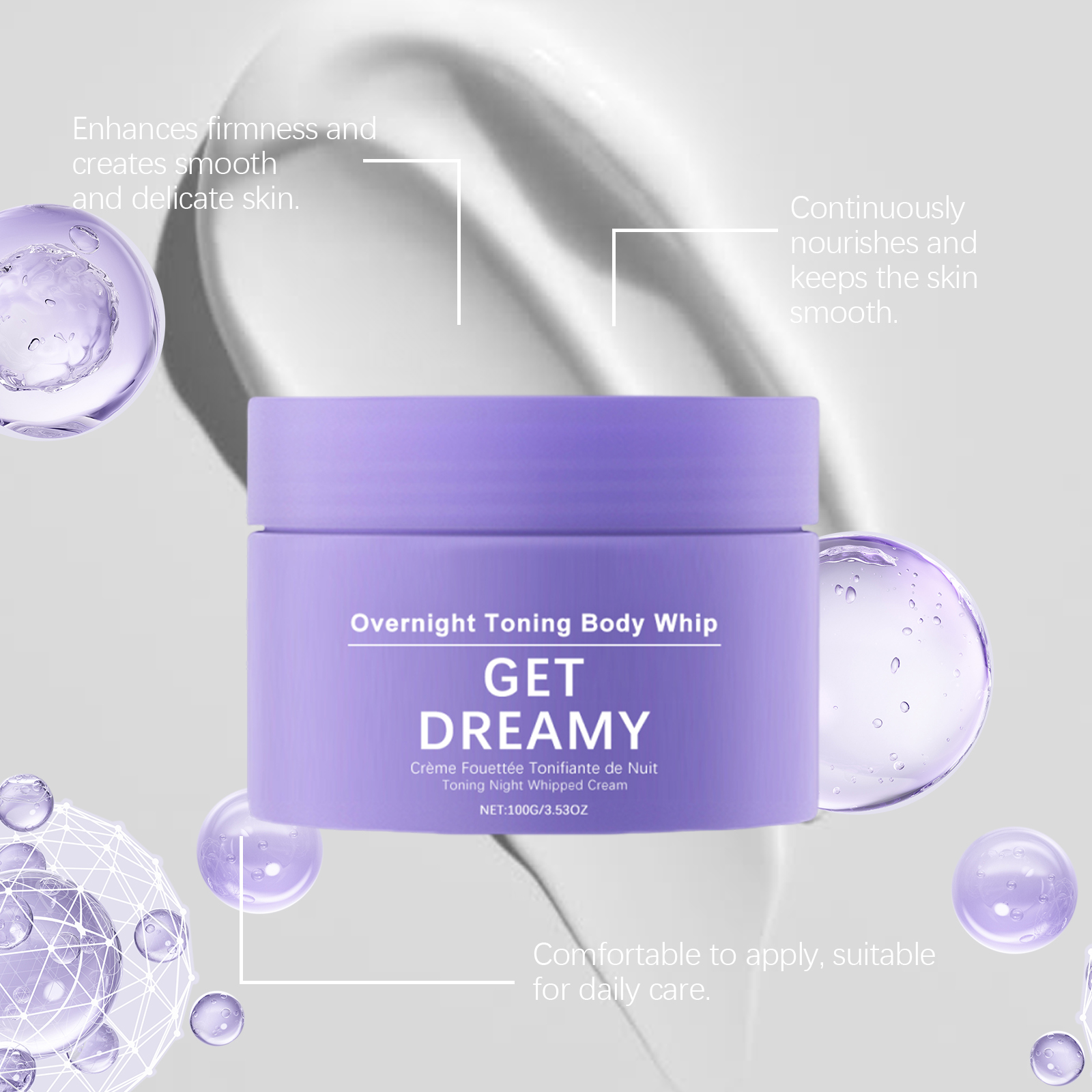 Body Firming Cream Lazy Friendly Lifting Moisturizing Care For Creating Graceful Curves Repairing Whole Body Skin