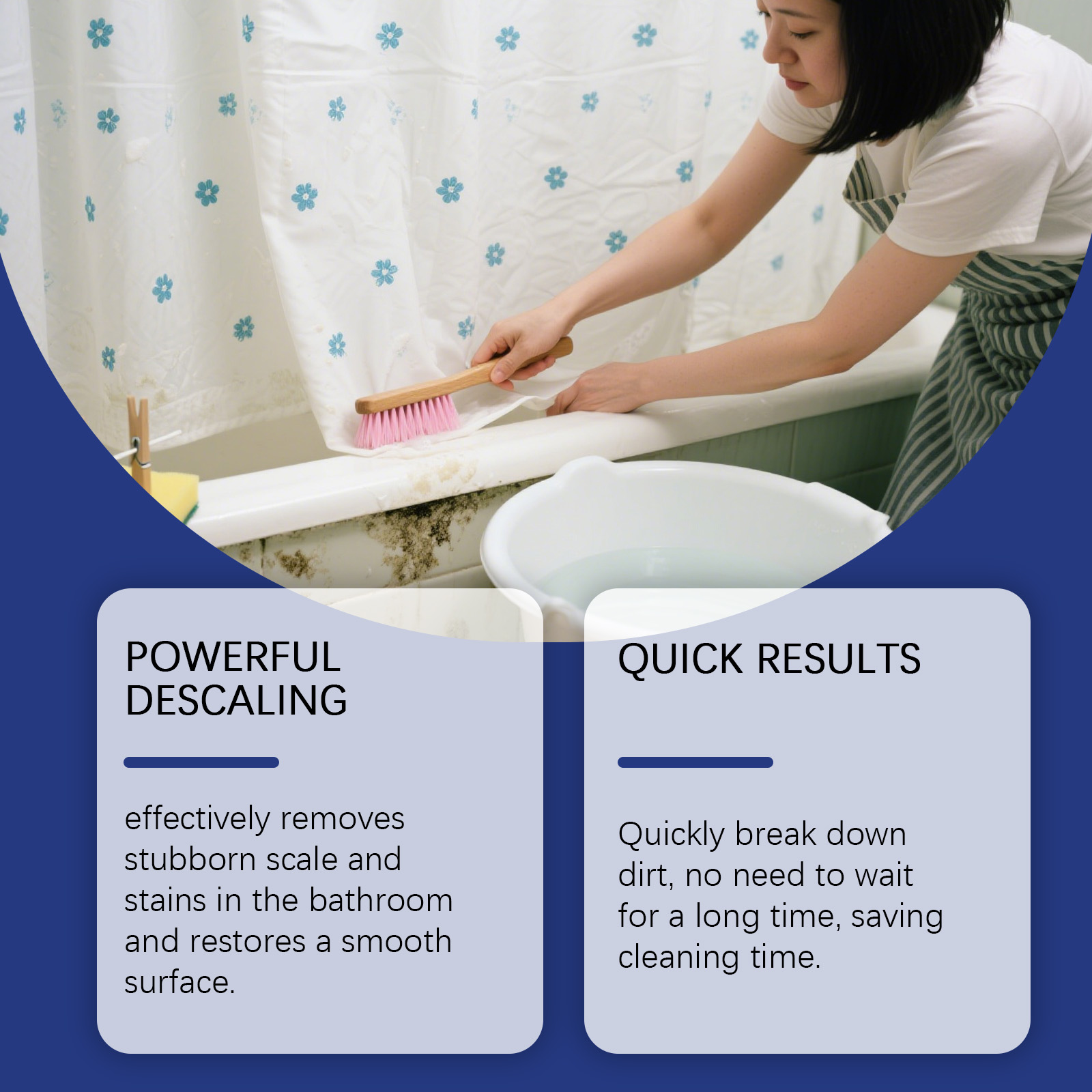 Bathroom Cleaner Descales Removes Water Stains Limescale Purifies Surfaces Dirt Cleans
