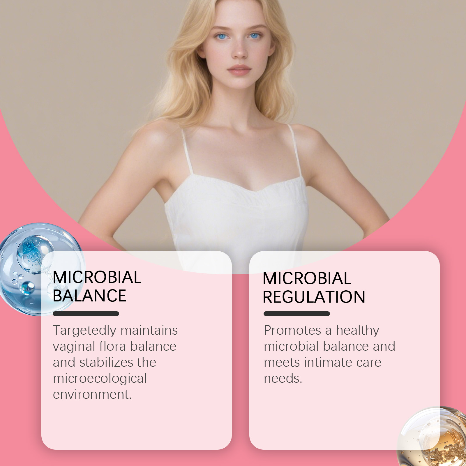 Women Probiotic Capsules Daily Gentle Care Boost Vitality Slim Figure Multi Nutritional Ingredients Oral Internal Conditioning