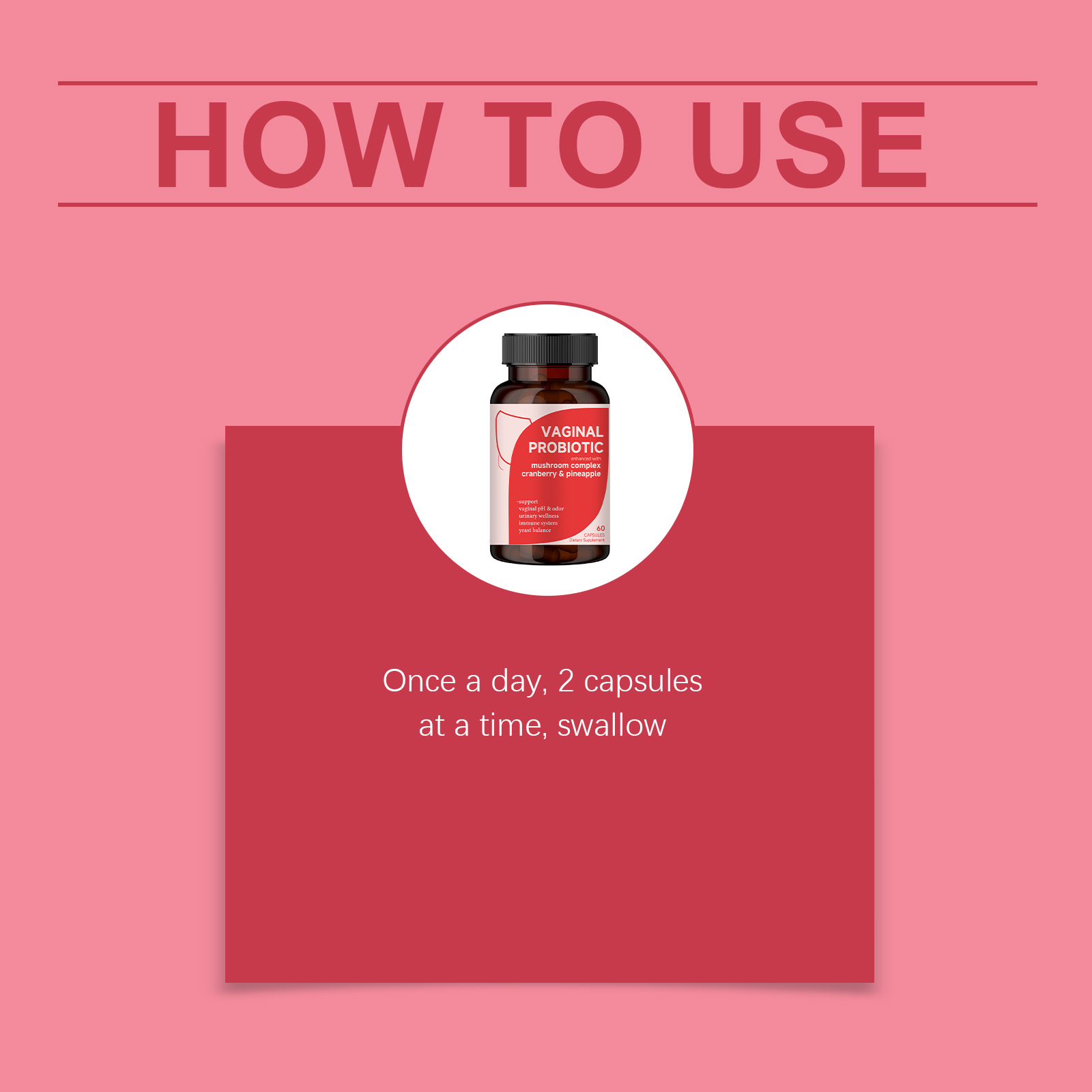Women Probiotic Capsules Daily Gentle Care Boost Vitality Slim Figure Multi Nutritional Ingredients Oral Internal Conditioning